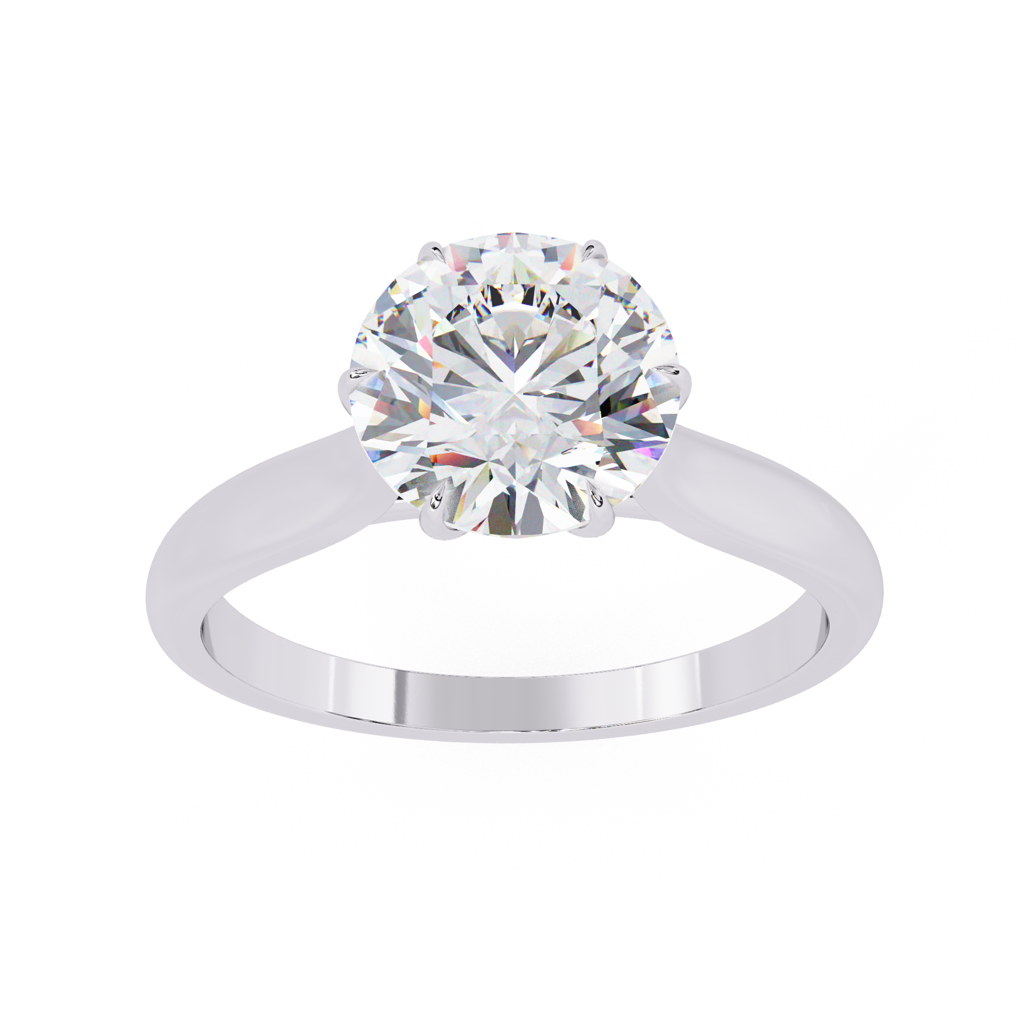 Celeste Round Solitaire Ring
