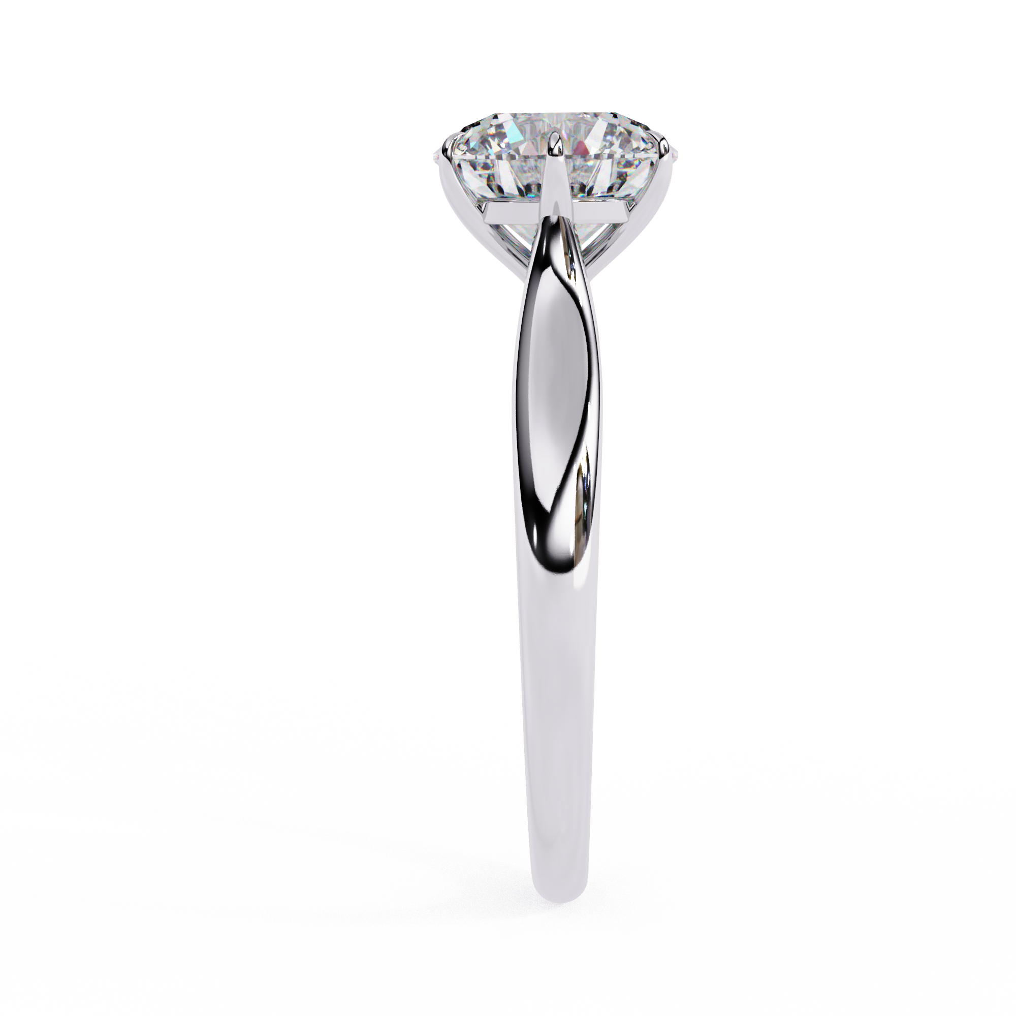 Celeste Round Solitaire Ring