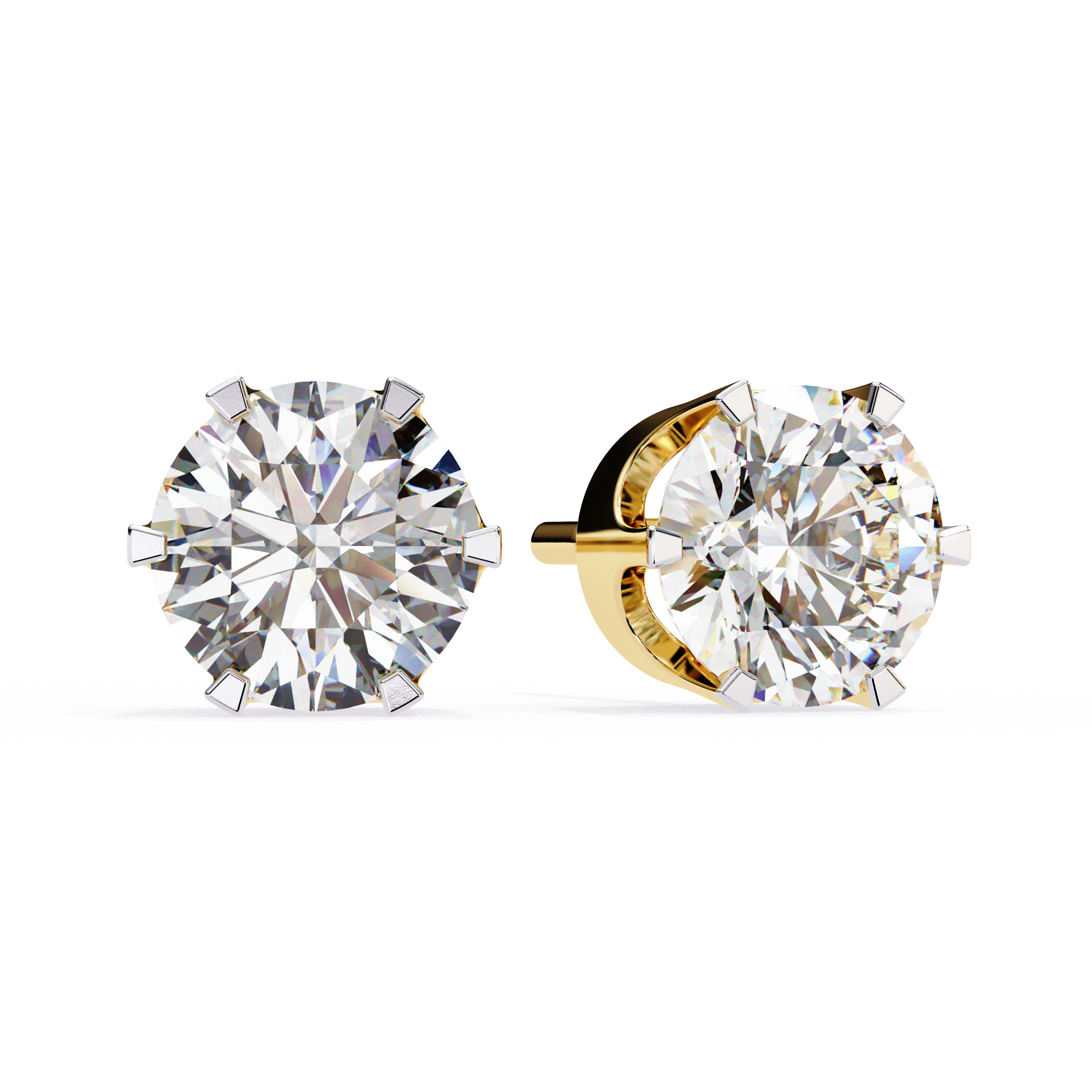 Estelle Solitaire Earrings