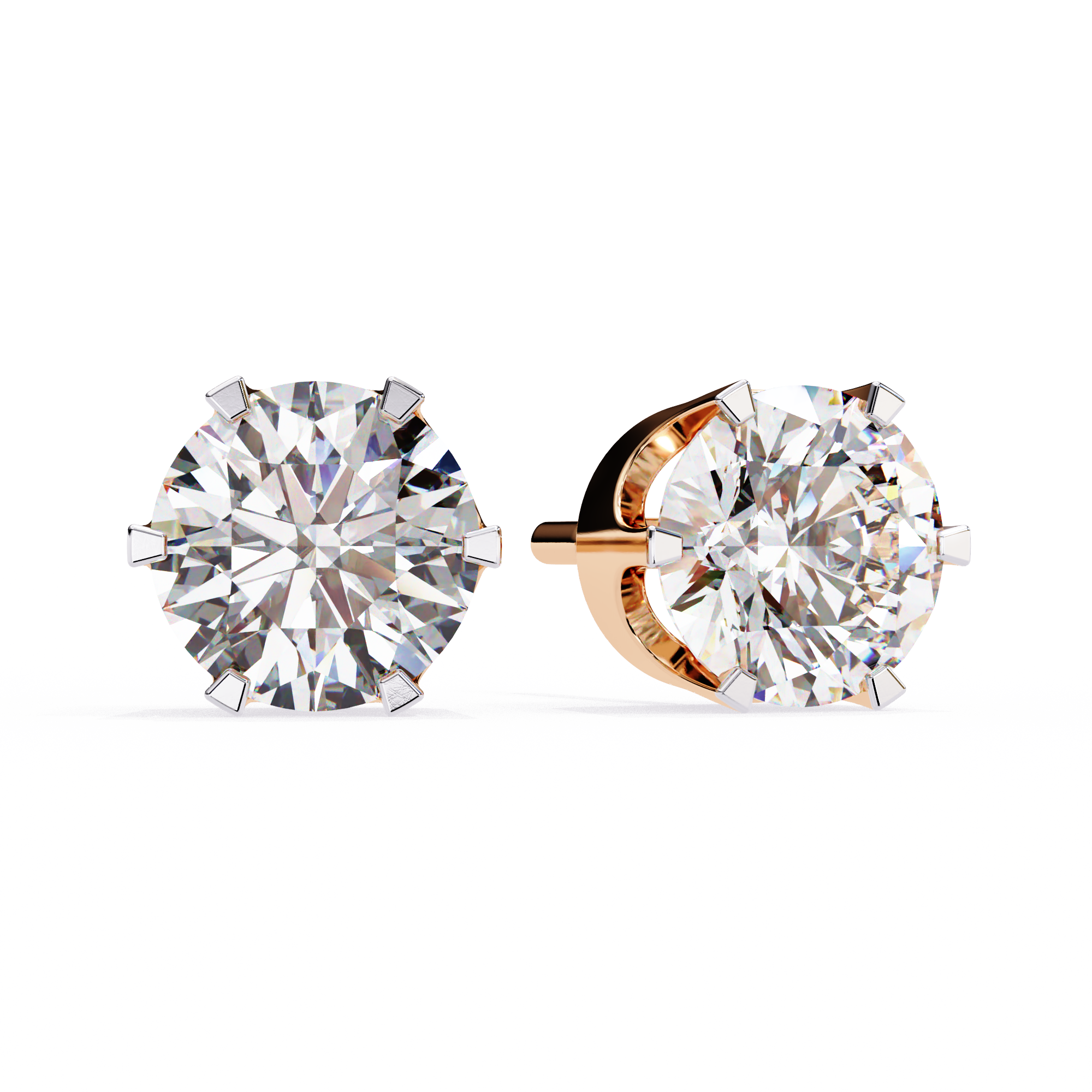 Estelle Solitaire Earrings
