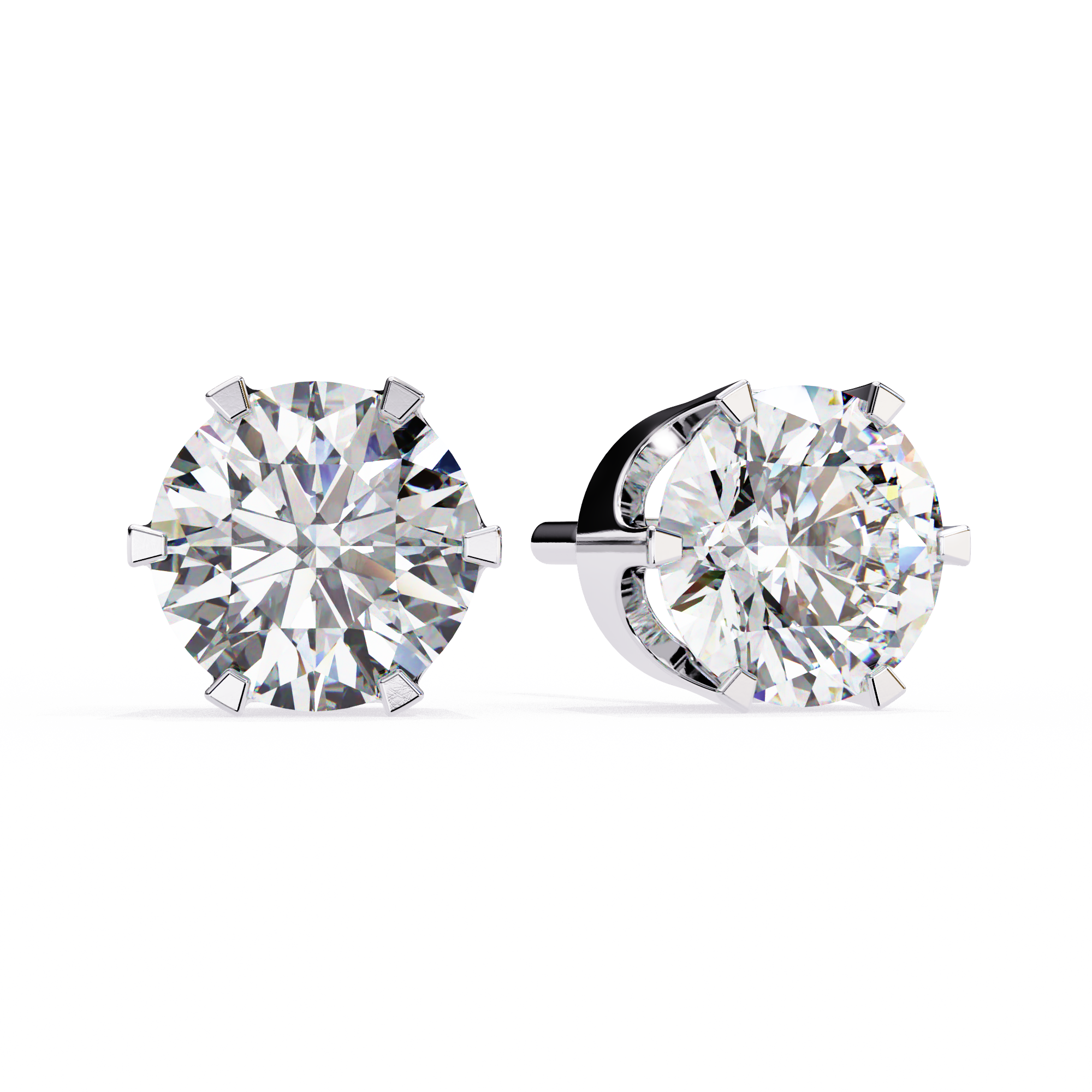 Estelle Solitaire Earrings