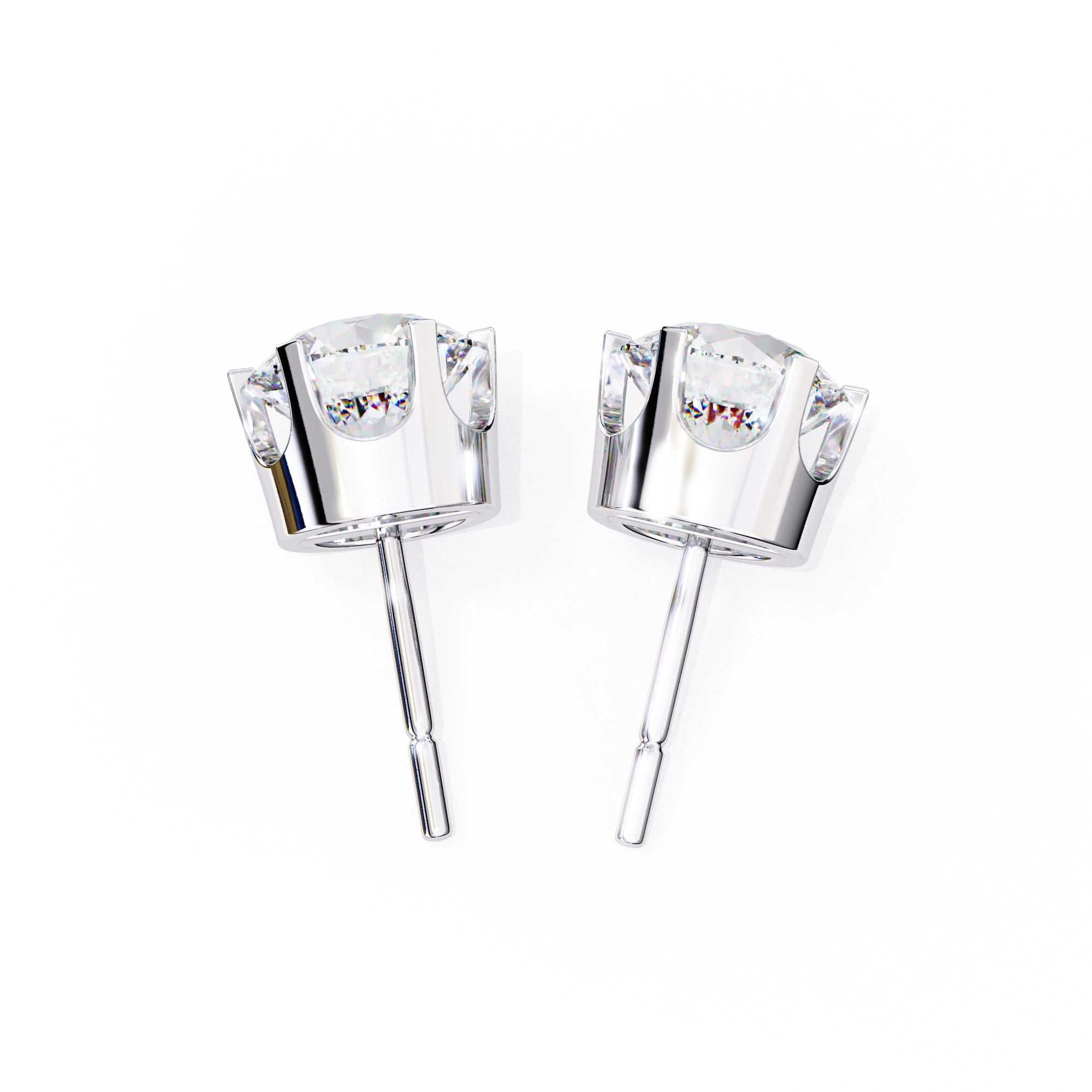Estelle Solitaire Earrings