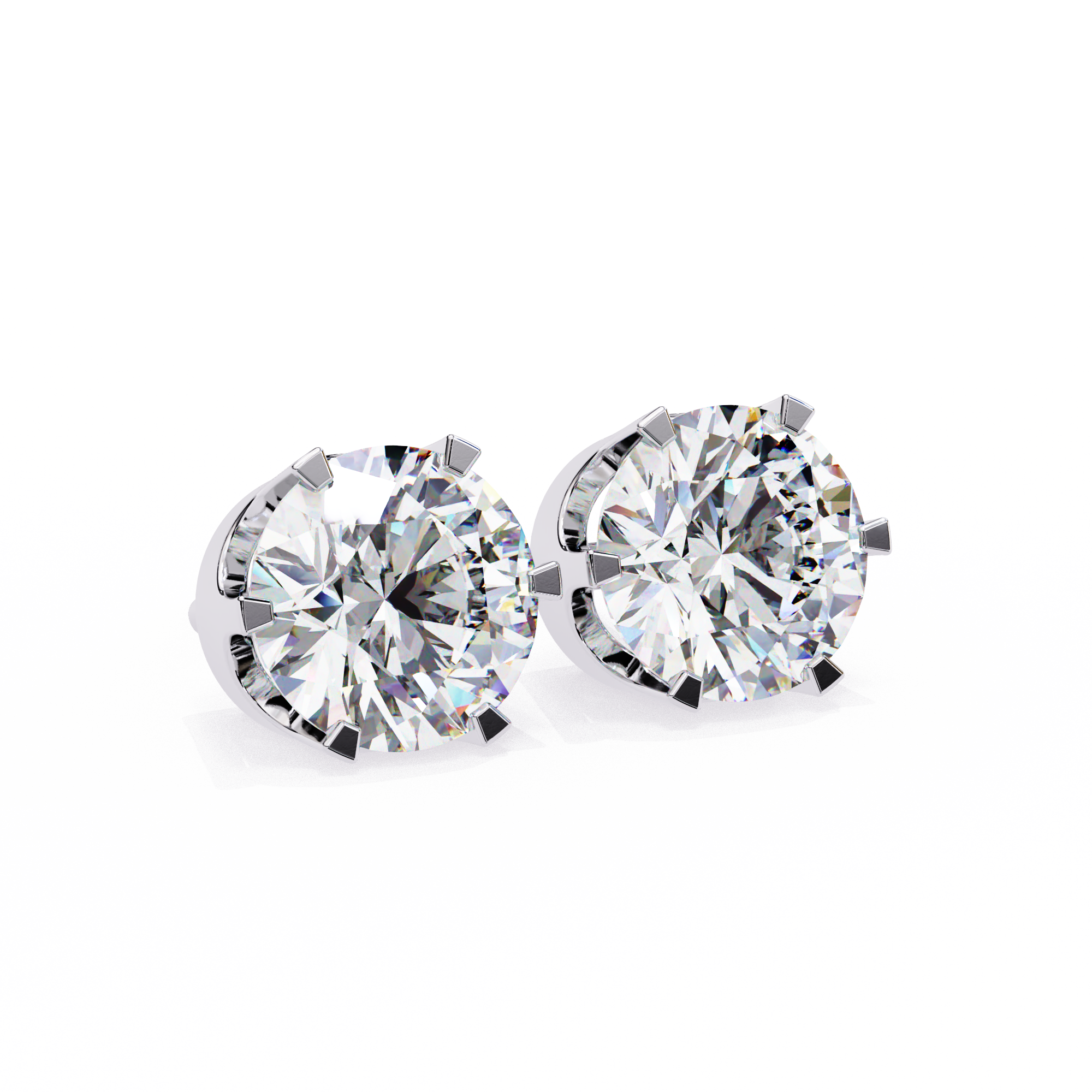 Estelle Solitaire Earrings