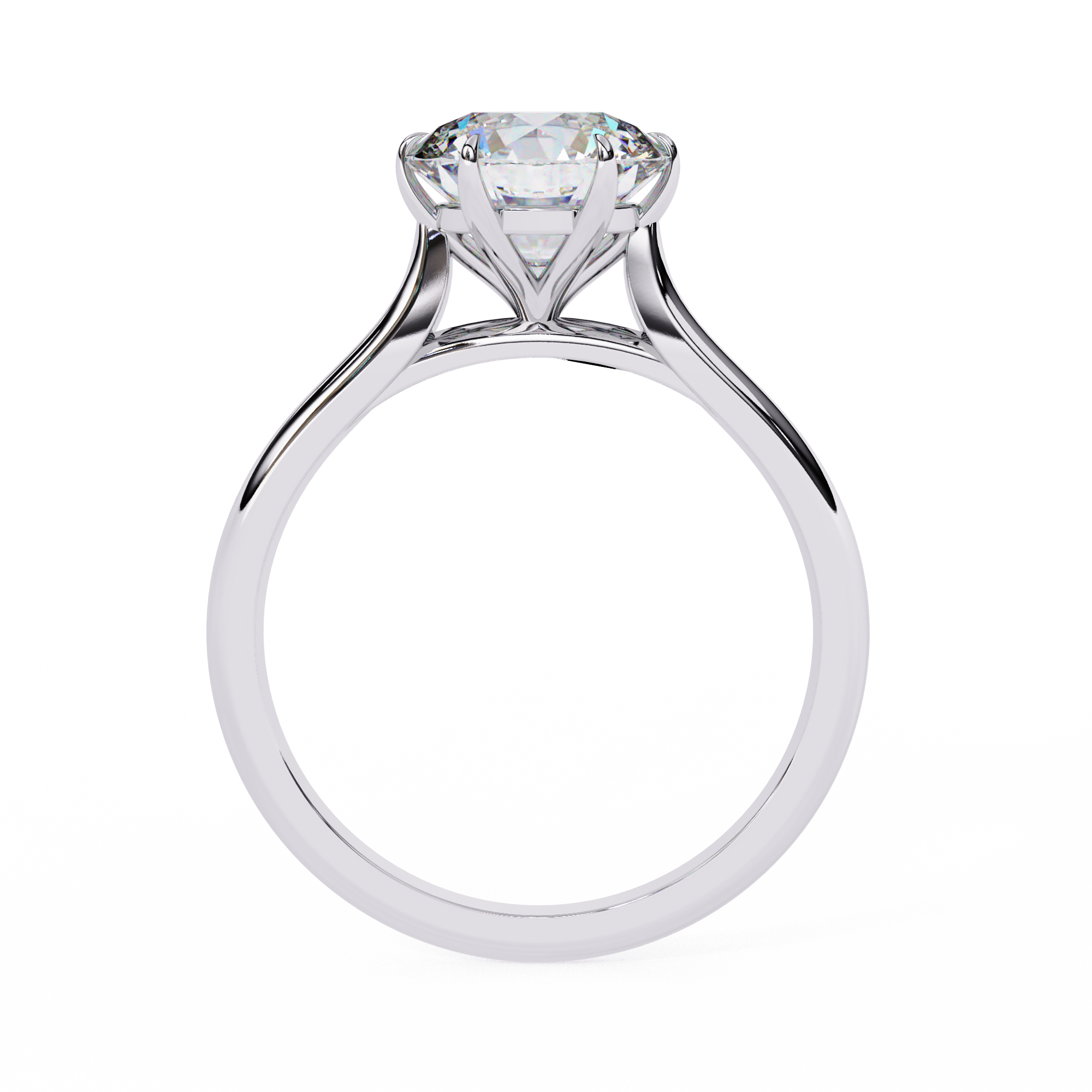 Celeste Round Solitaire Ring