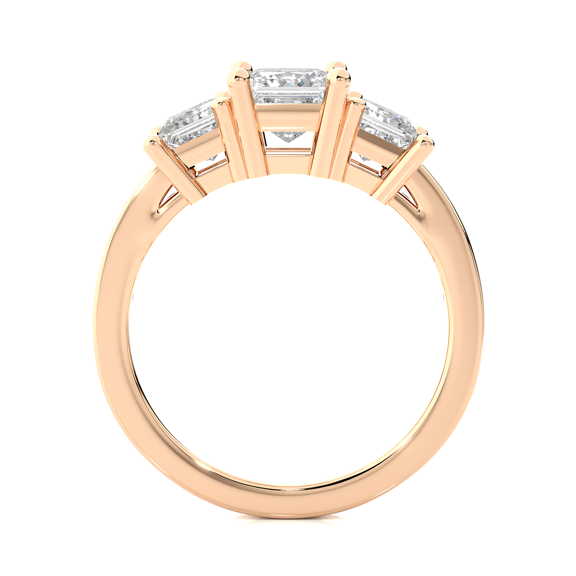Gilded Grace Solitaire Lab Grown Diamond Ring