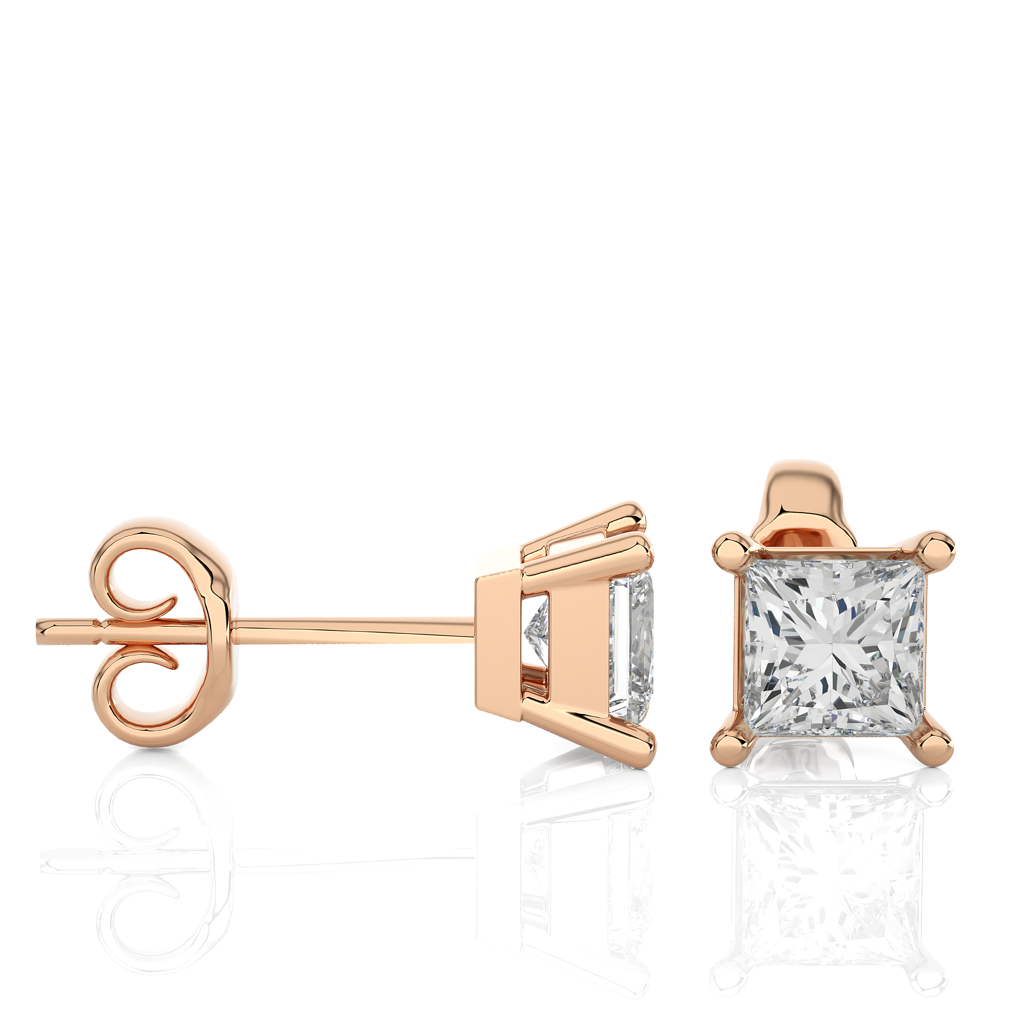 Astre Lab Grown Diamond Stud Earrings