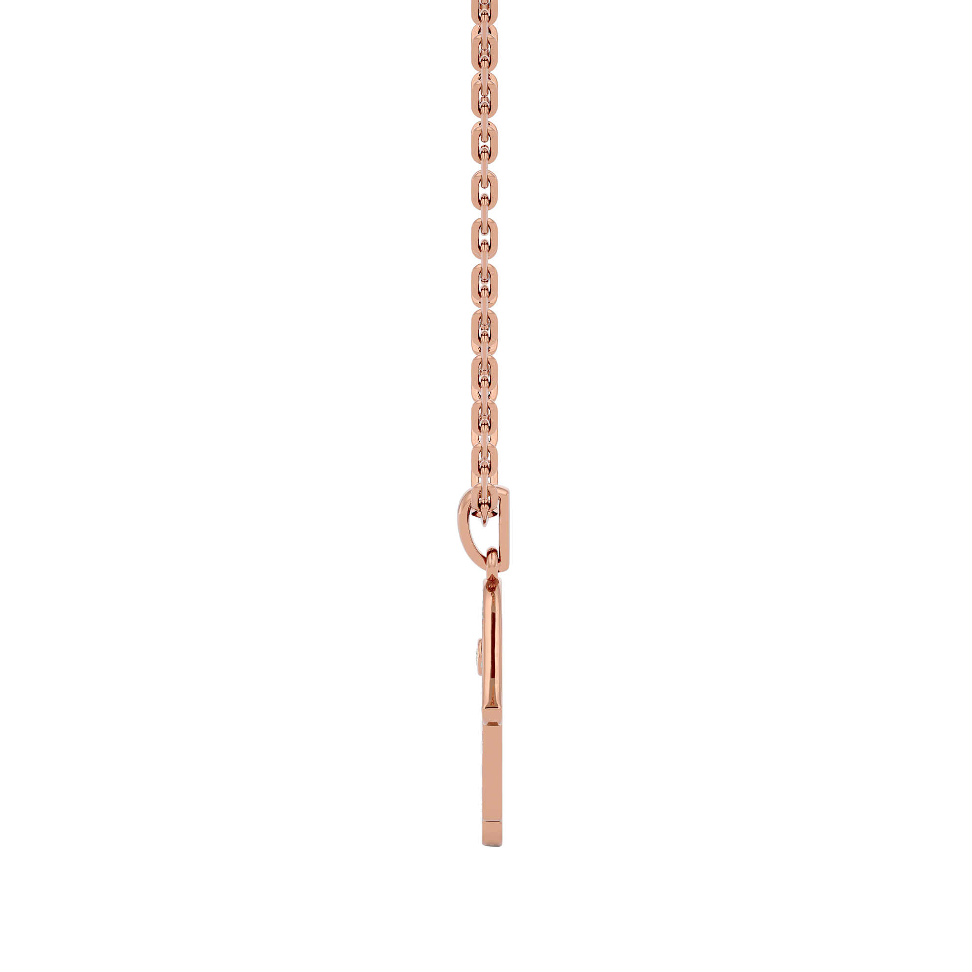 Hamsa Evil Eye Lab Grown Diamond Pendant