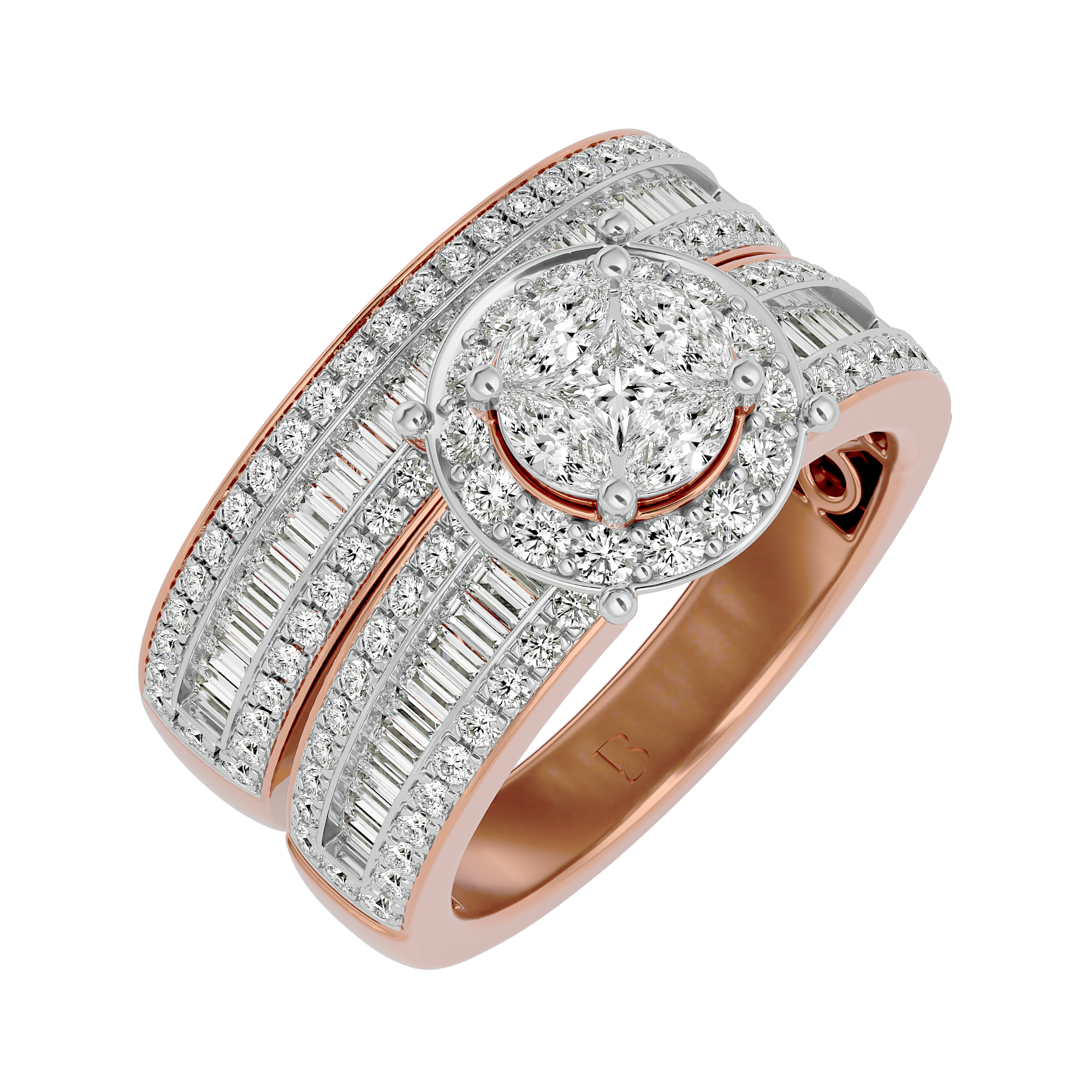 Royal Cascade Diamond Ring