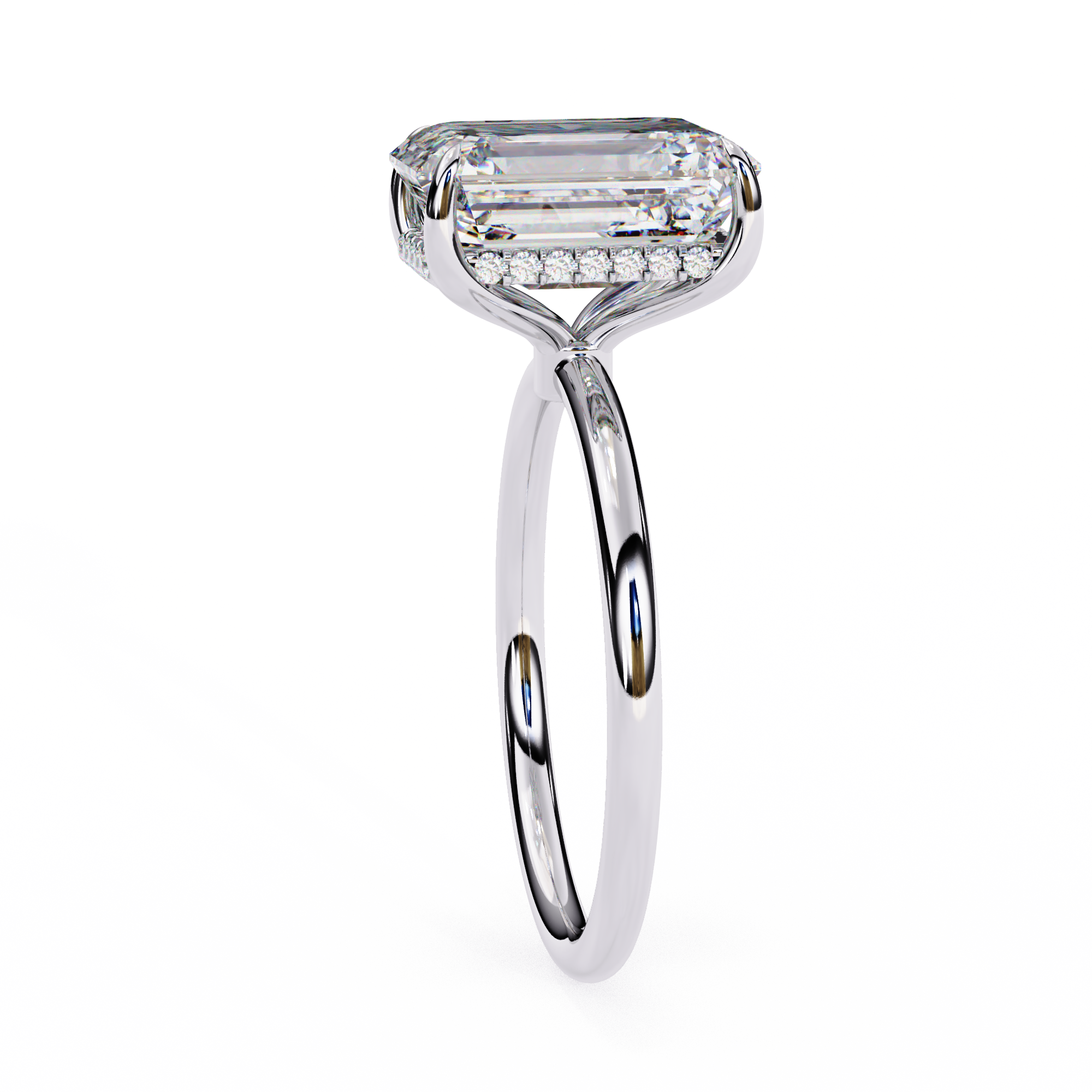 Celeste Emerald Diamond Ring