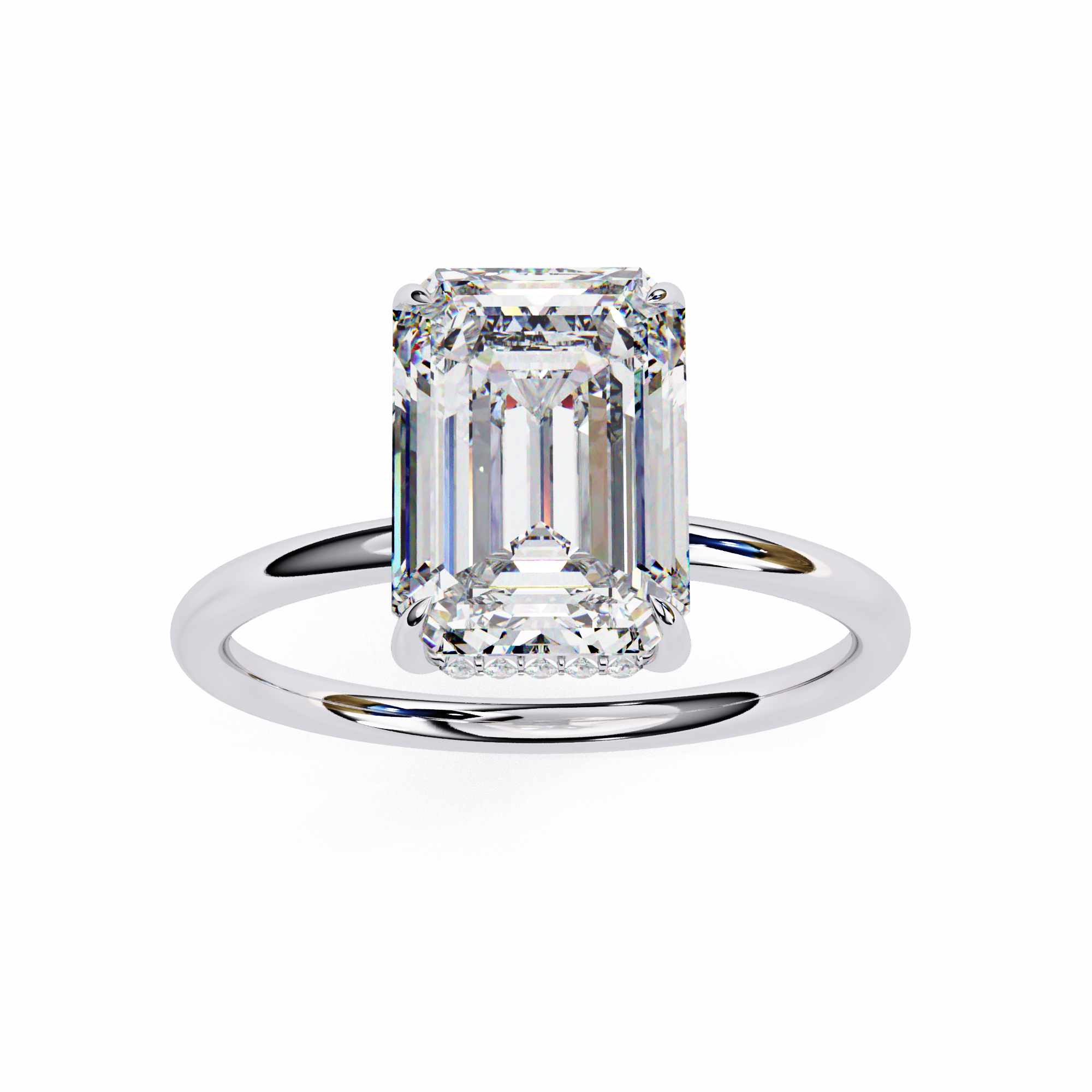 Celeste Emerald Diamond Ring