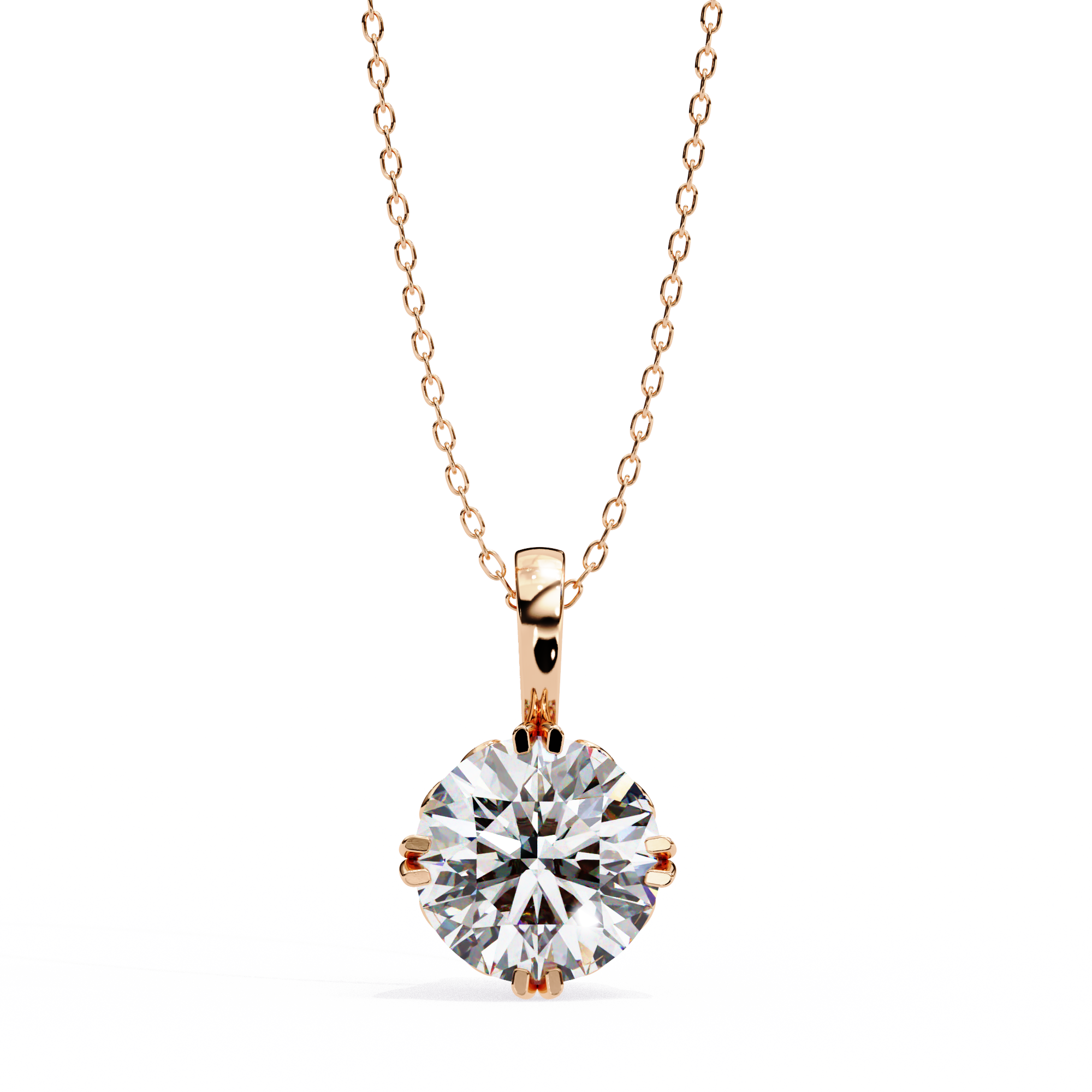 Aurora Solitaire Pendant