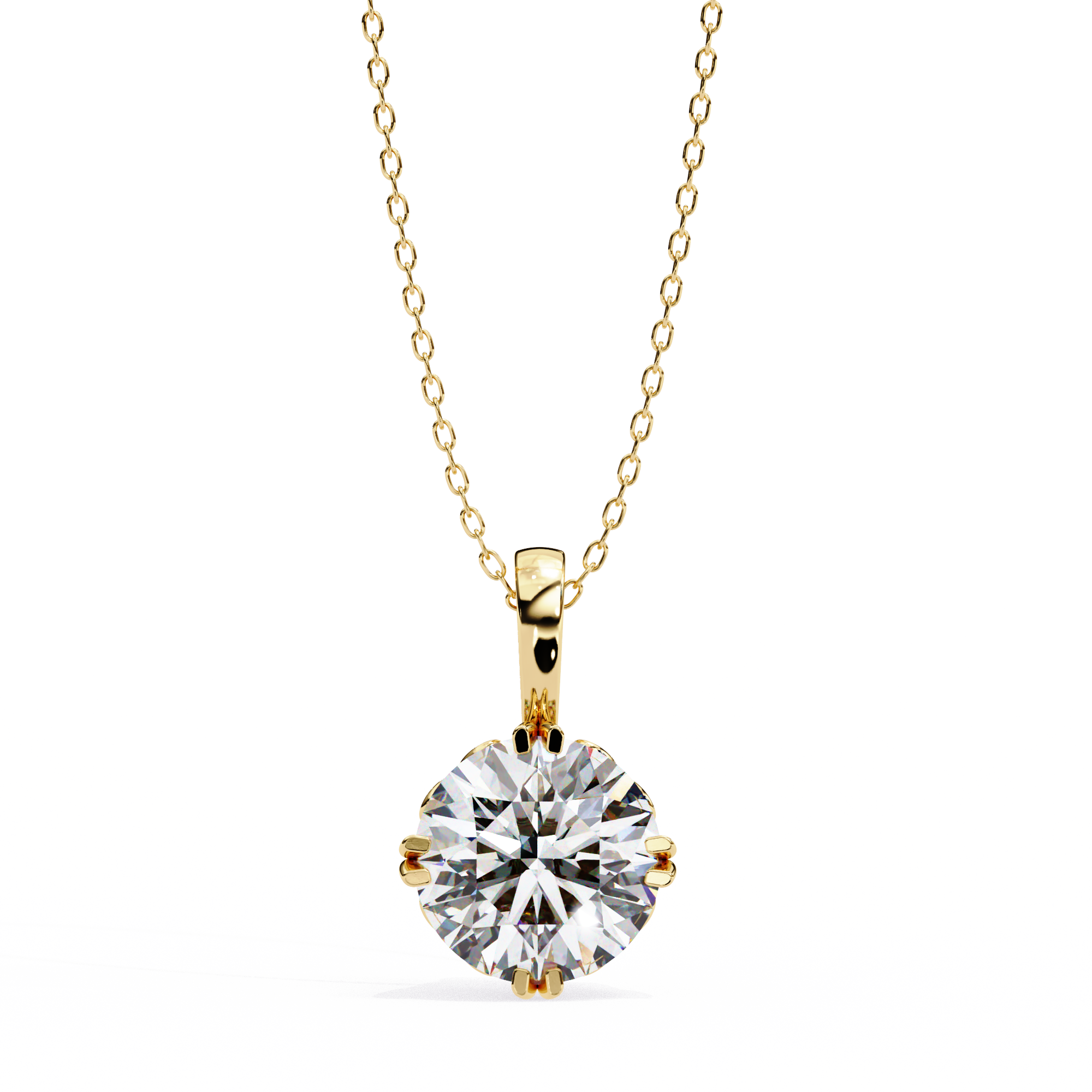 Aurora Solitaire Pendant