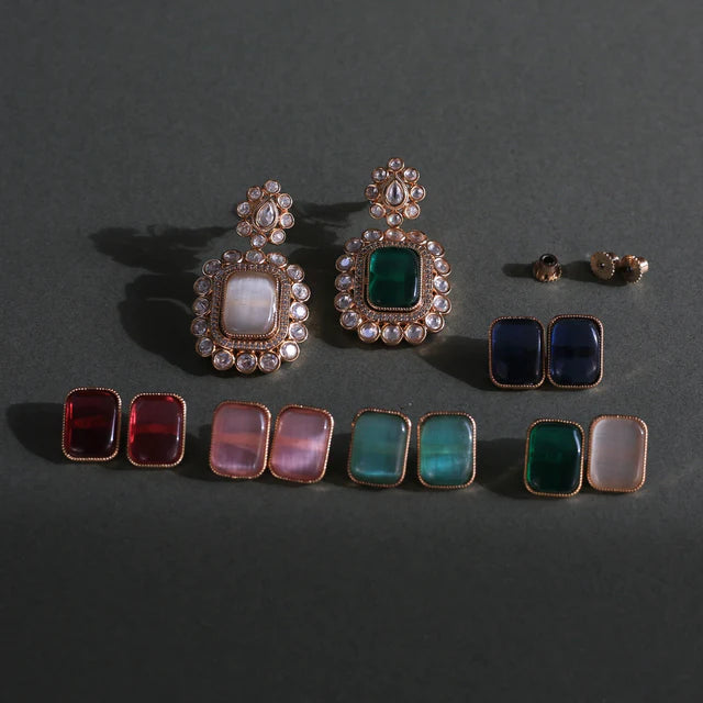 VAMA 375 - Interchangeable Colour Earrings