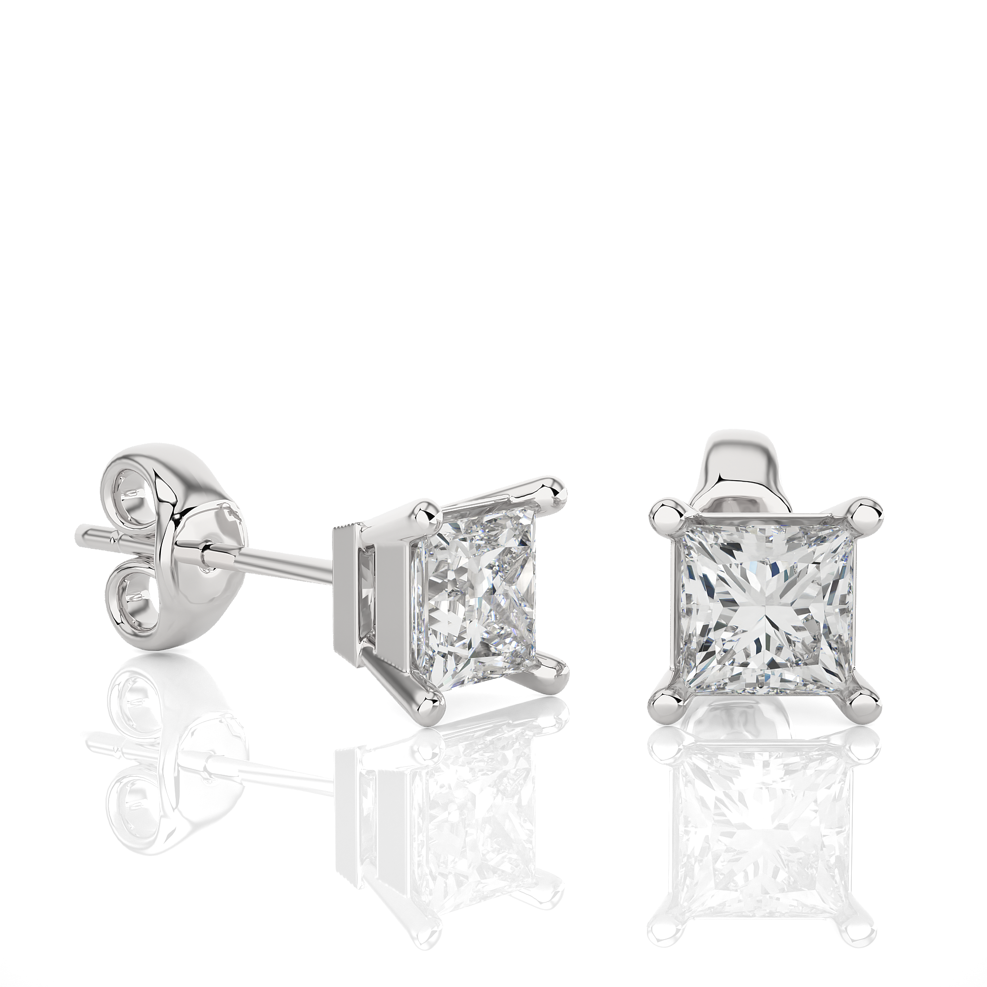 Astre Lab Grown Diamond Stud Earrings