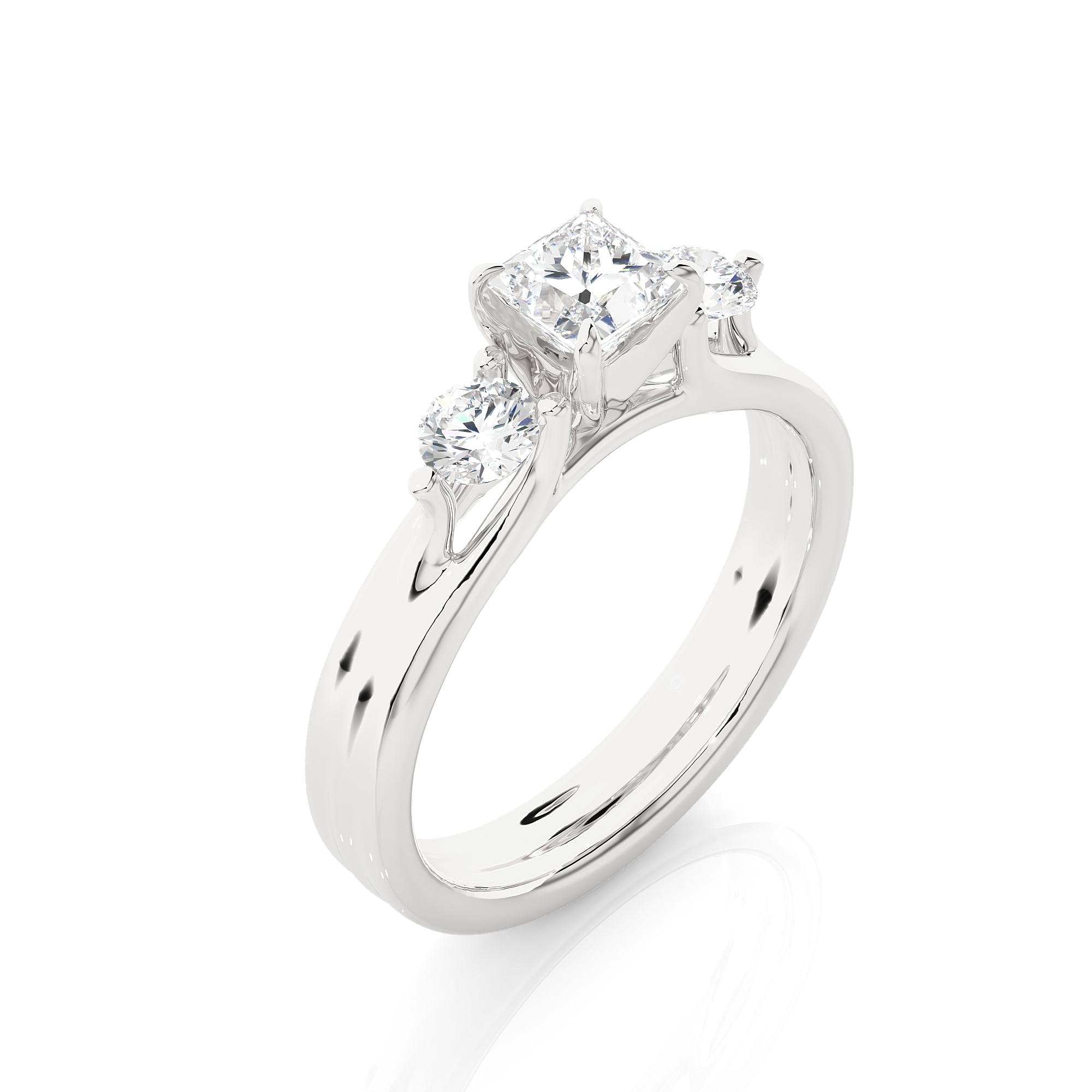Iceberg Solitaire Lab Grown Diamond Ring