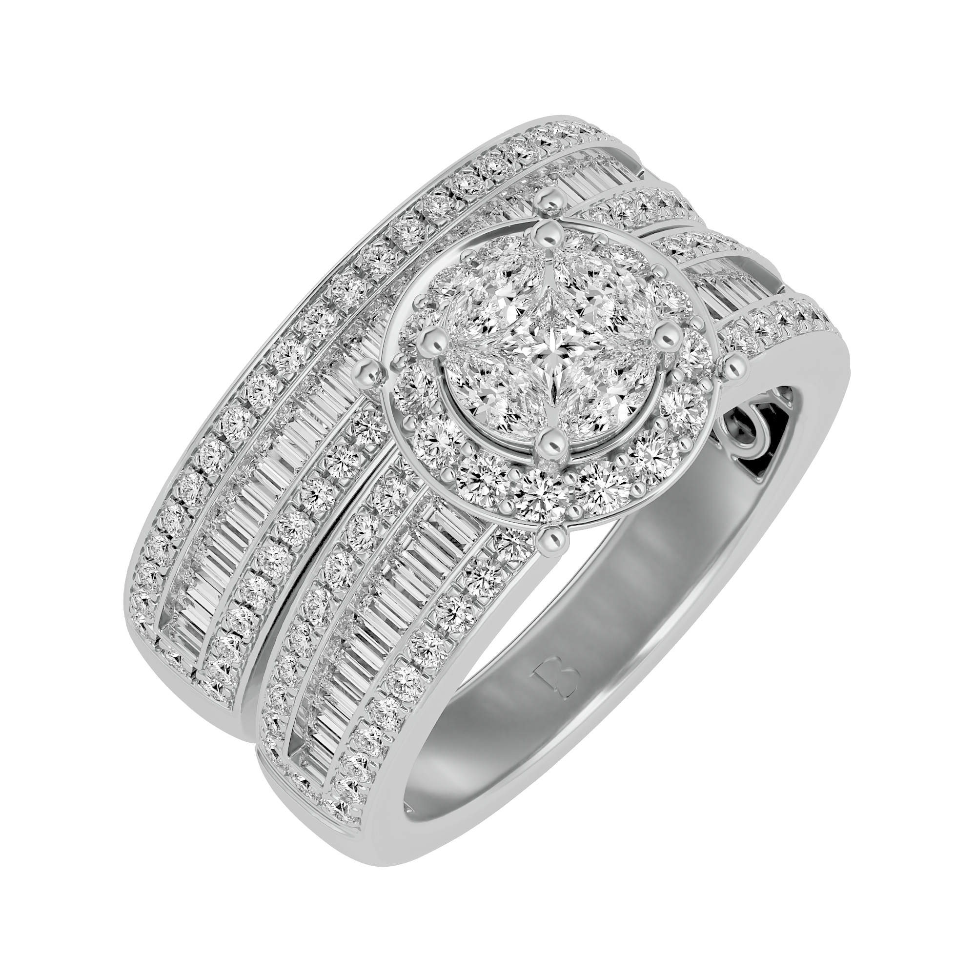 Royal Cascade Diamond Ring