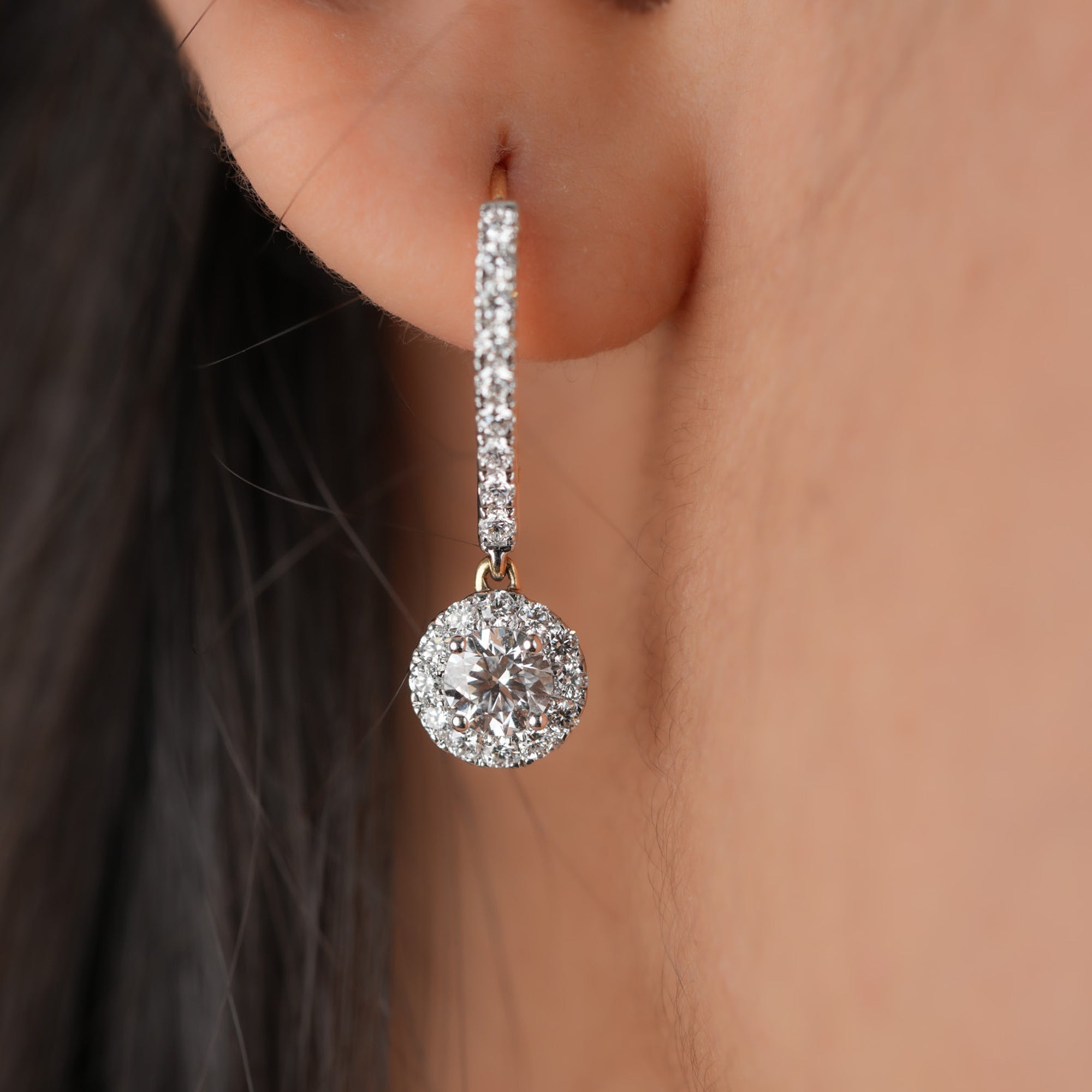 Infinite Grace Solitaire Earrings