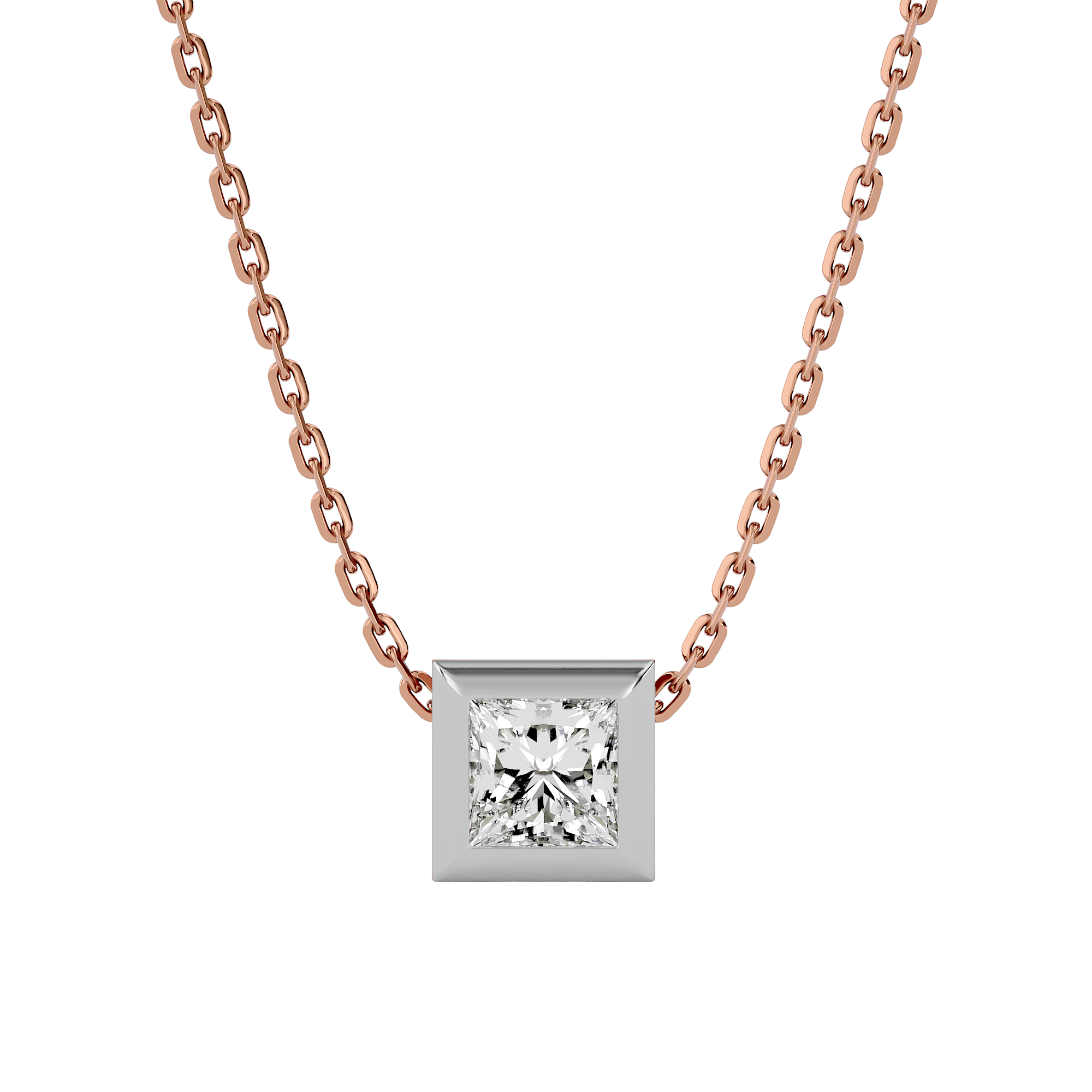 Celestial Sparkle Solitaire Pendant