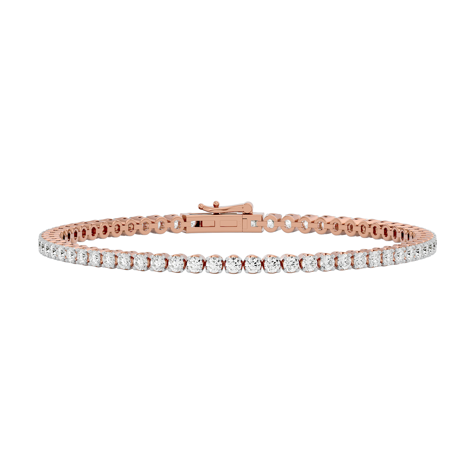 Opulent Sparkling Tennis Bracelet