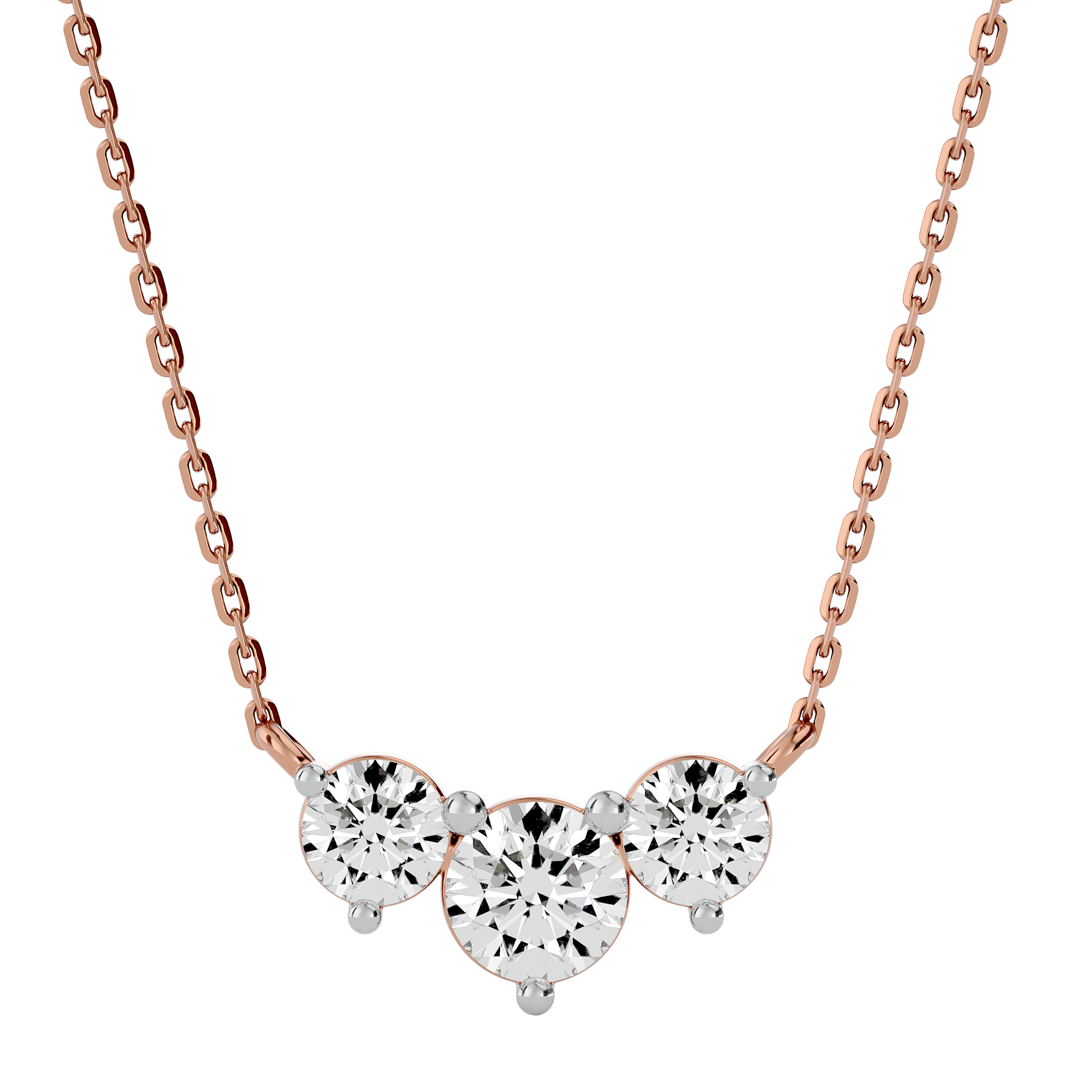 Divine Trilogy Solitaire Pendant