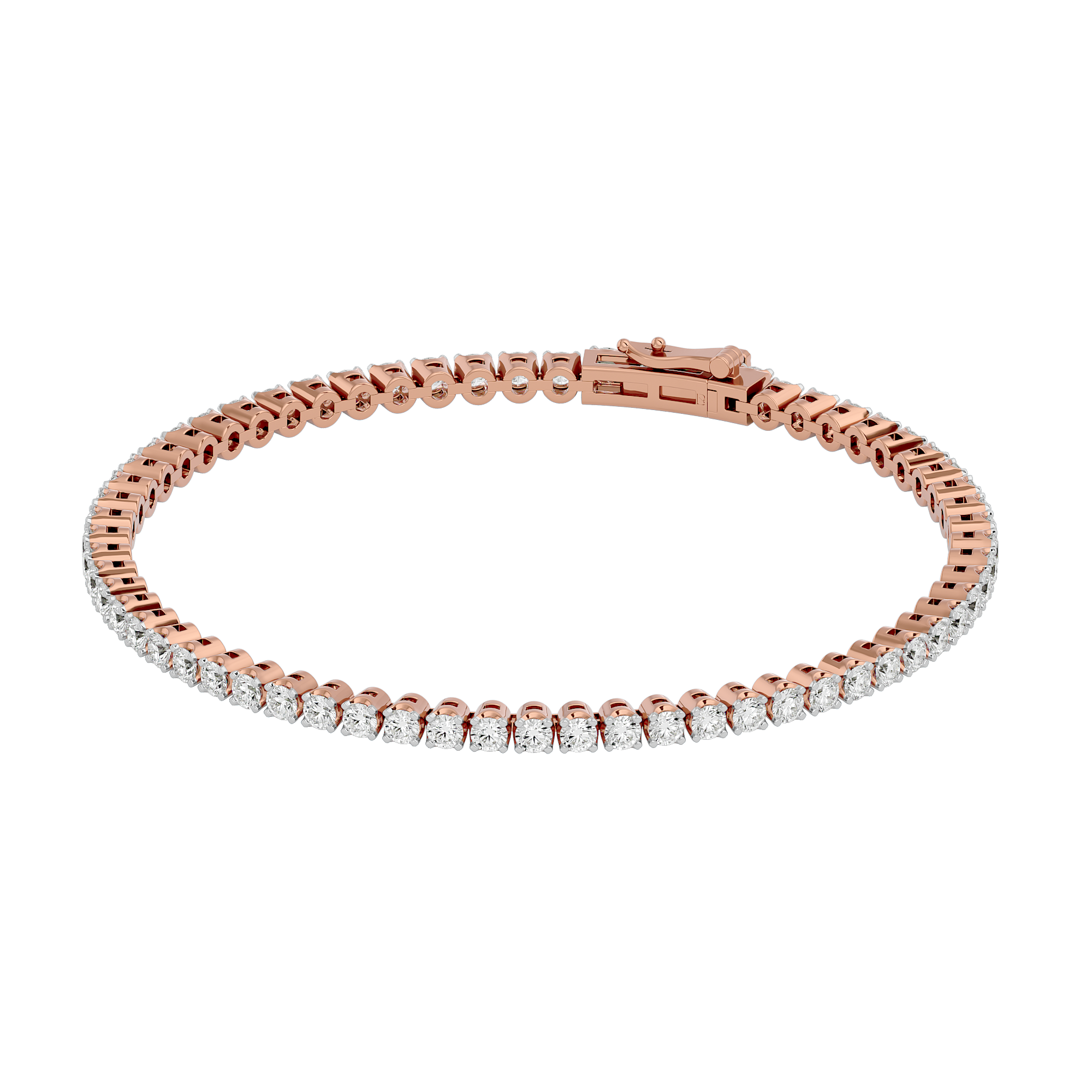 Opulent Sparkling Tennis Bracelet