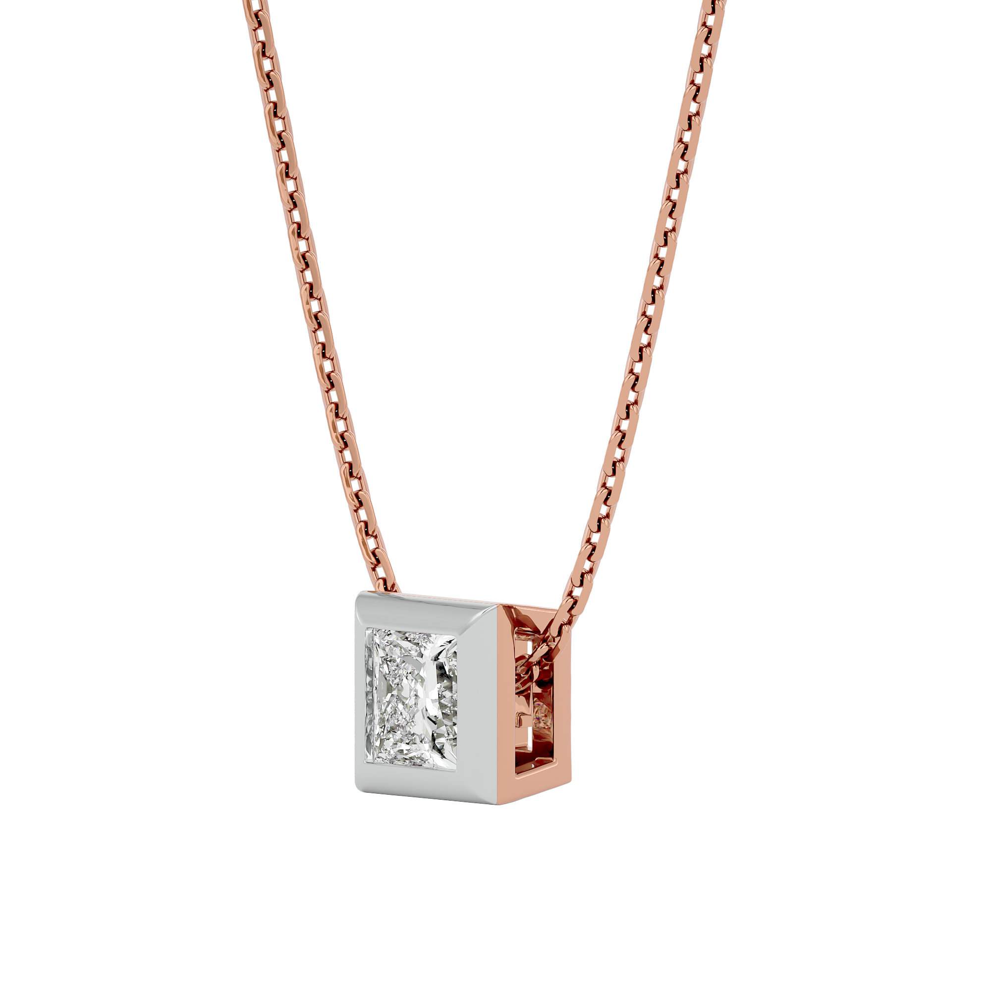 Celestial Sparkle Solitaire Pendant