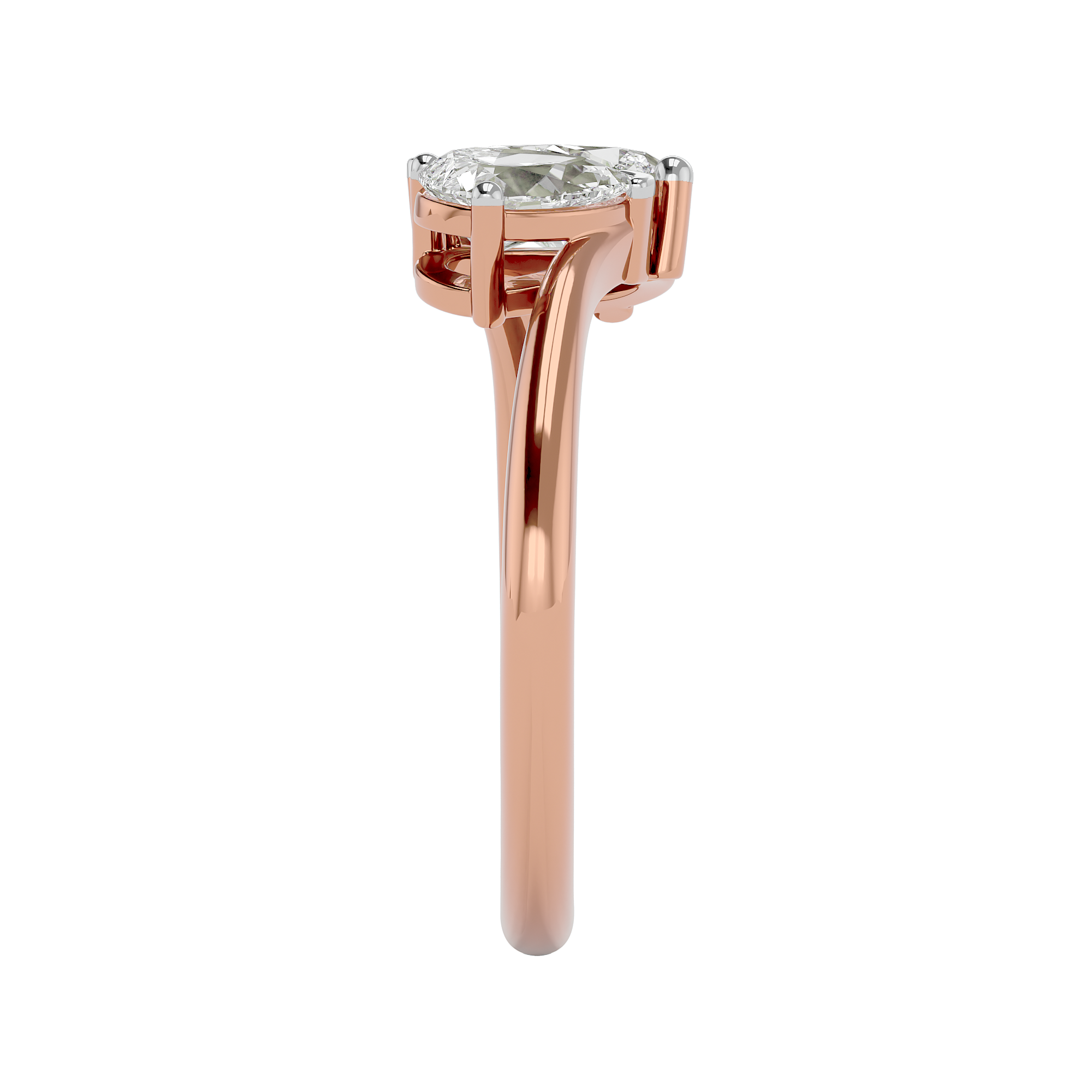 Eternal Blend Solitaire Diamond Ring