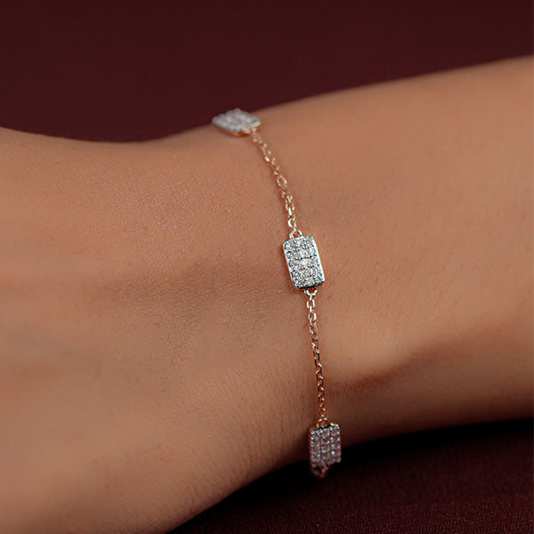 Moonlit Diamond Bracelet