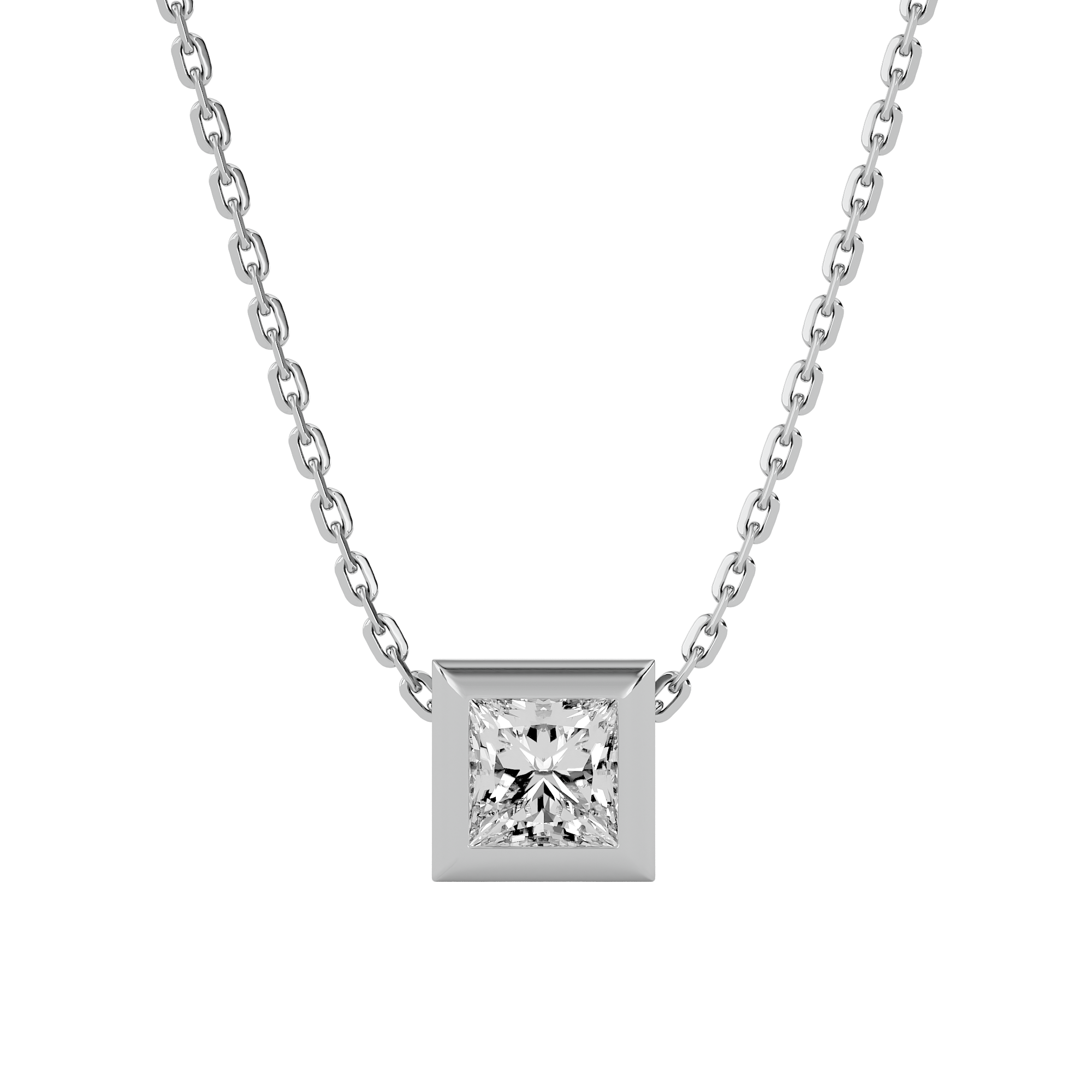 Celestial Sparkle Solitaire Pendant