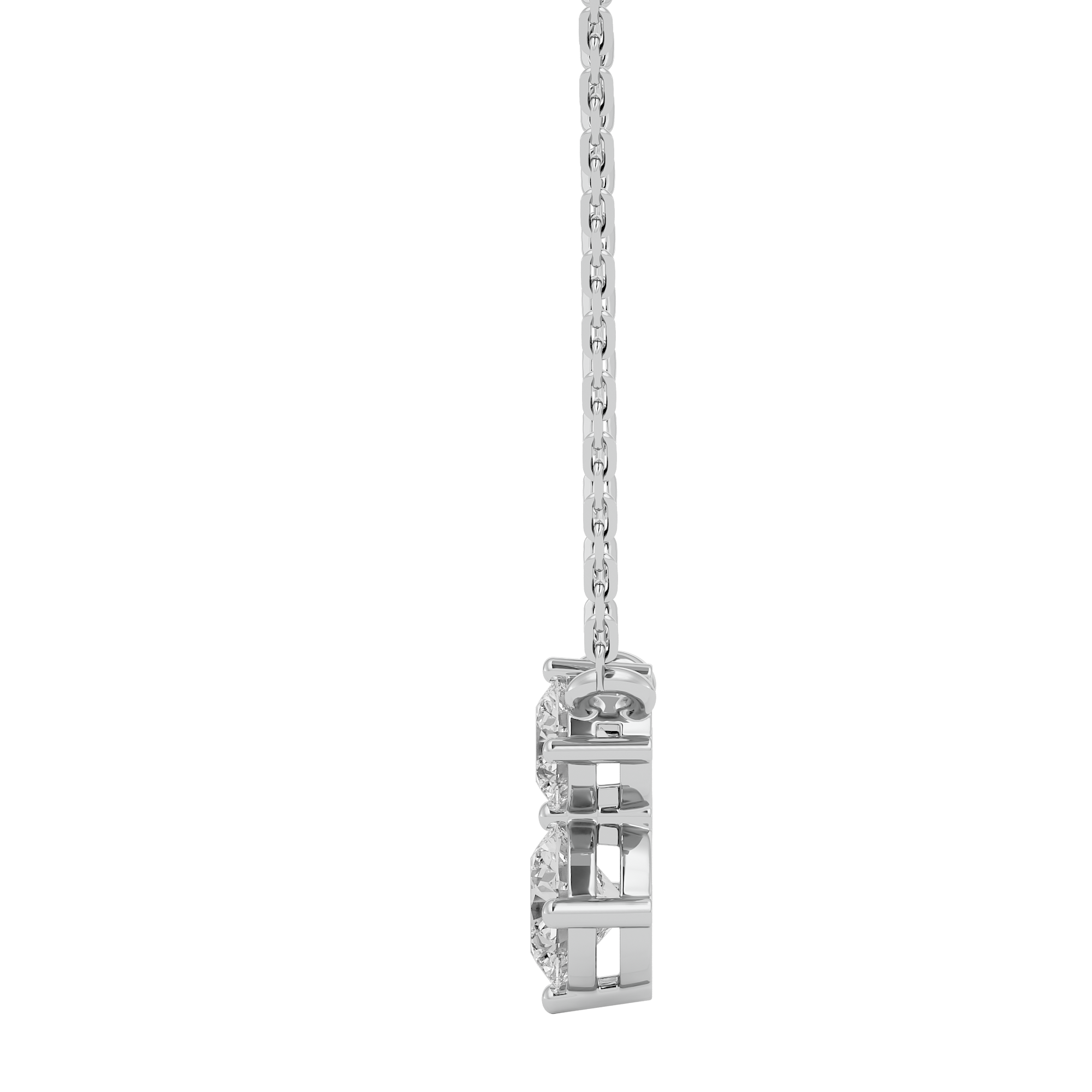Double Brilliance Solitaire Pendant