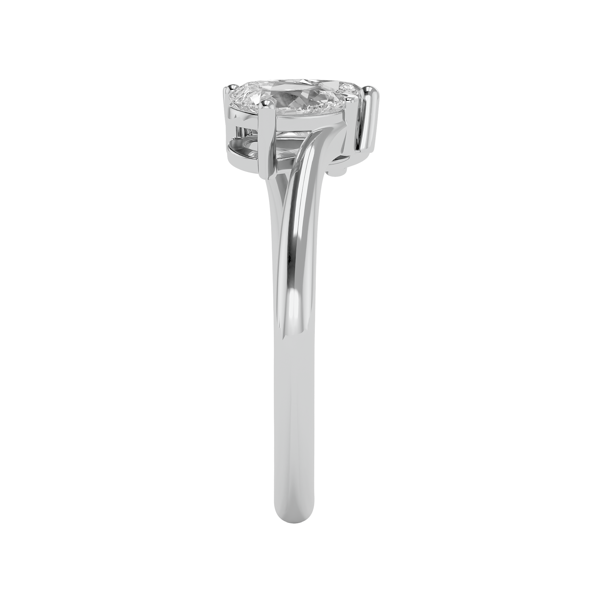 Eternal Blend Solitaire Diamond Ring