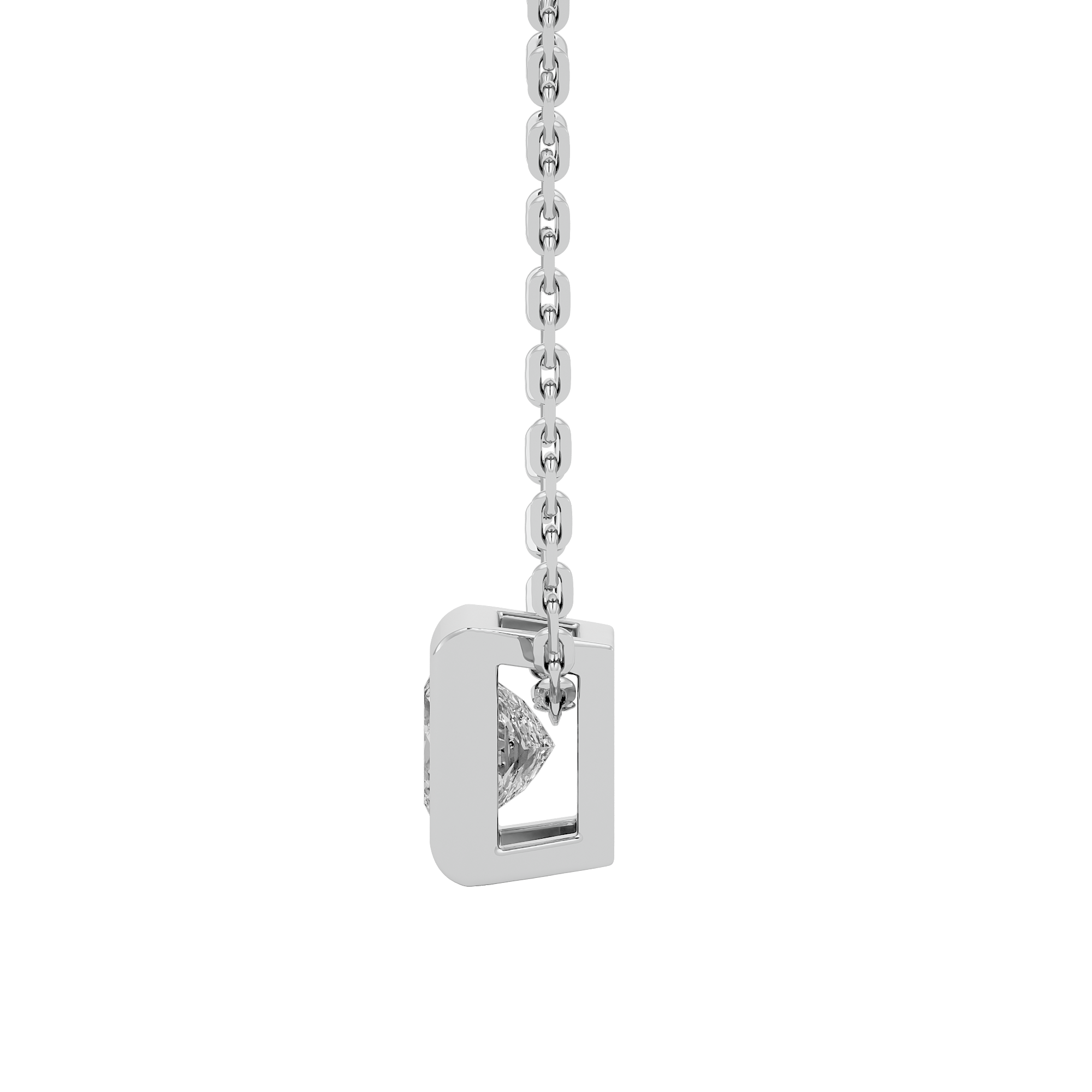 Celestial Sparkle Solitaire Pendant