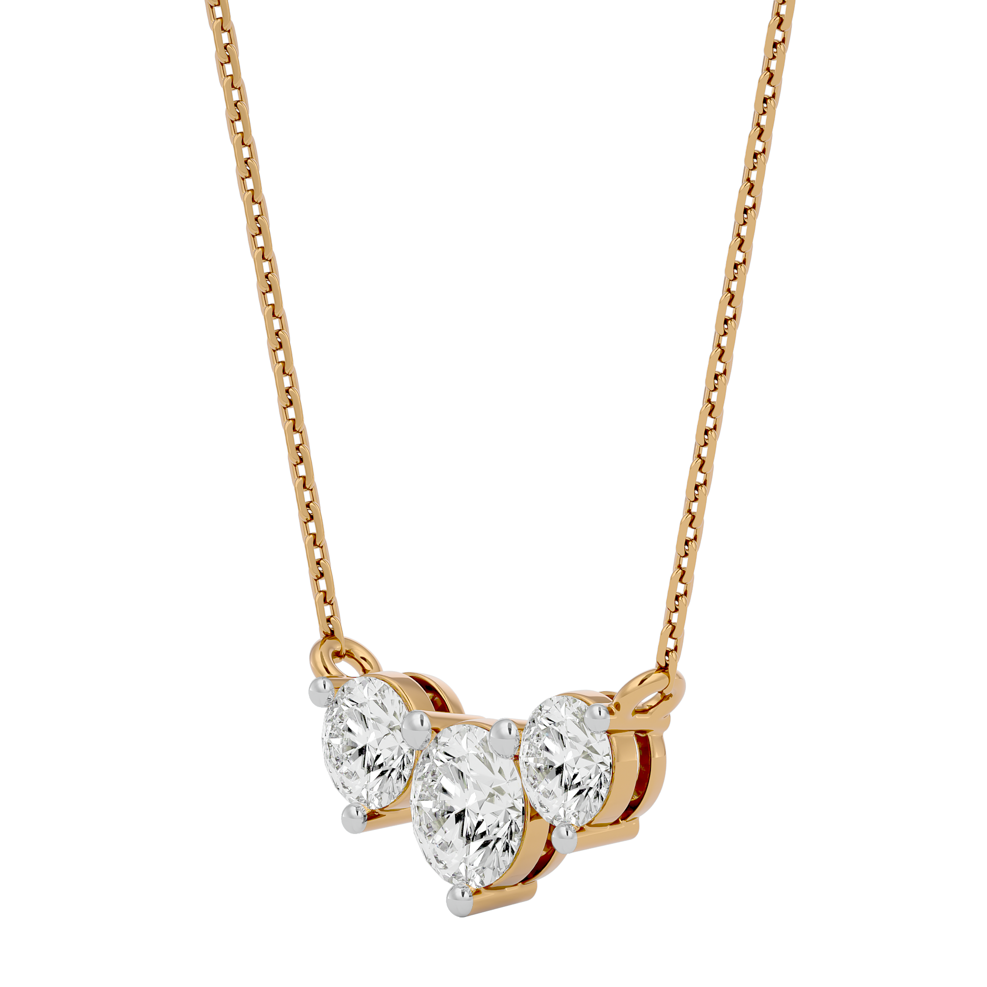 Divine Trilogy Solitaire Pendant