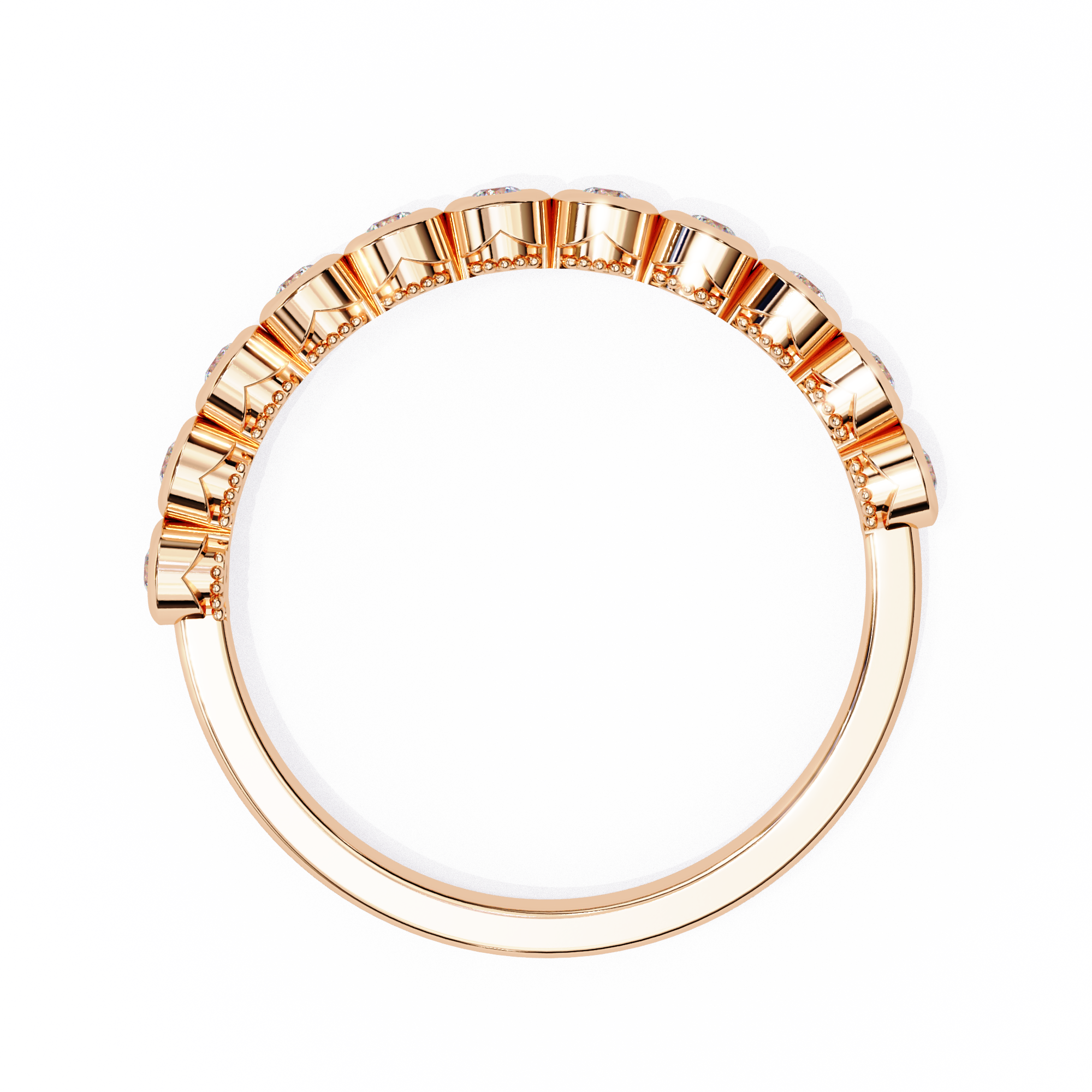Radiant Round Diamond Eternity Ring