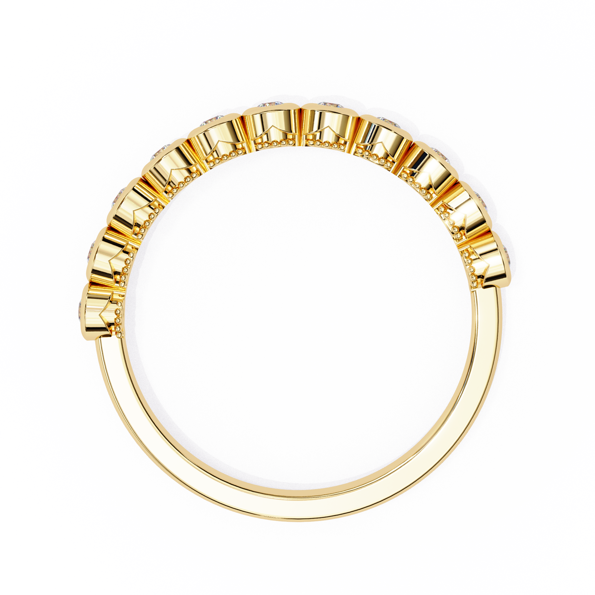 Radiant Round Diamond Eternity Ring