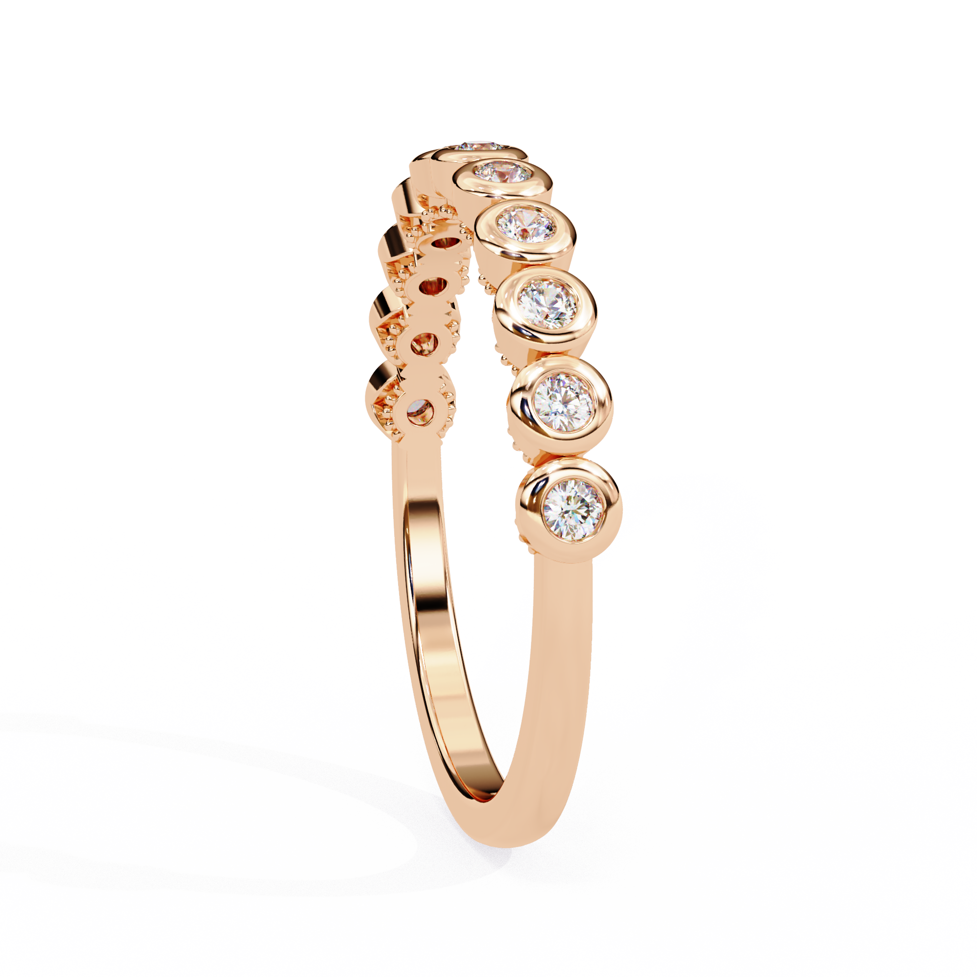 Radiant Round Diamond Eternity Ring