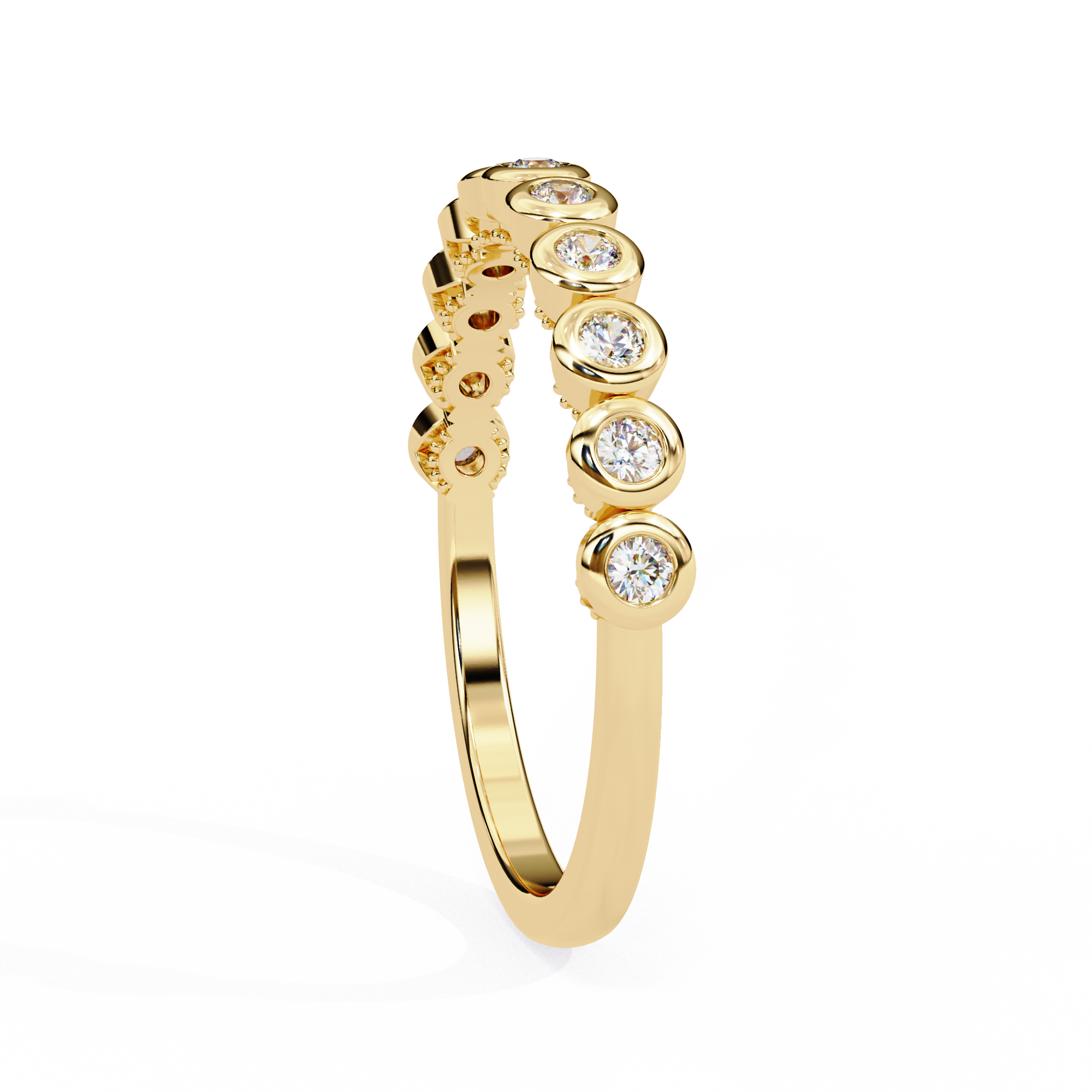 Radiant Round Diamond Eternity Ring