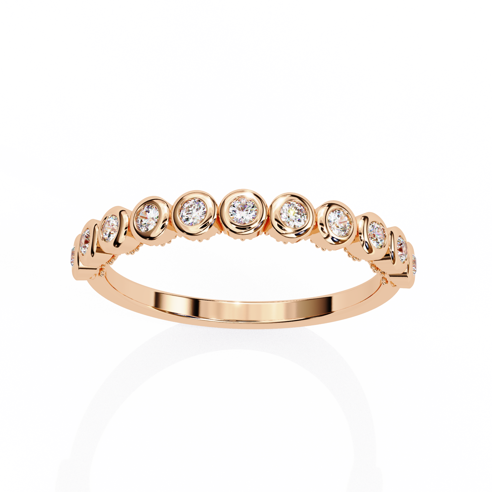 Radiant Round Diamond Eternity Ring