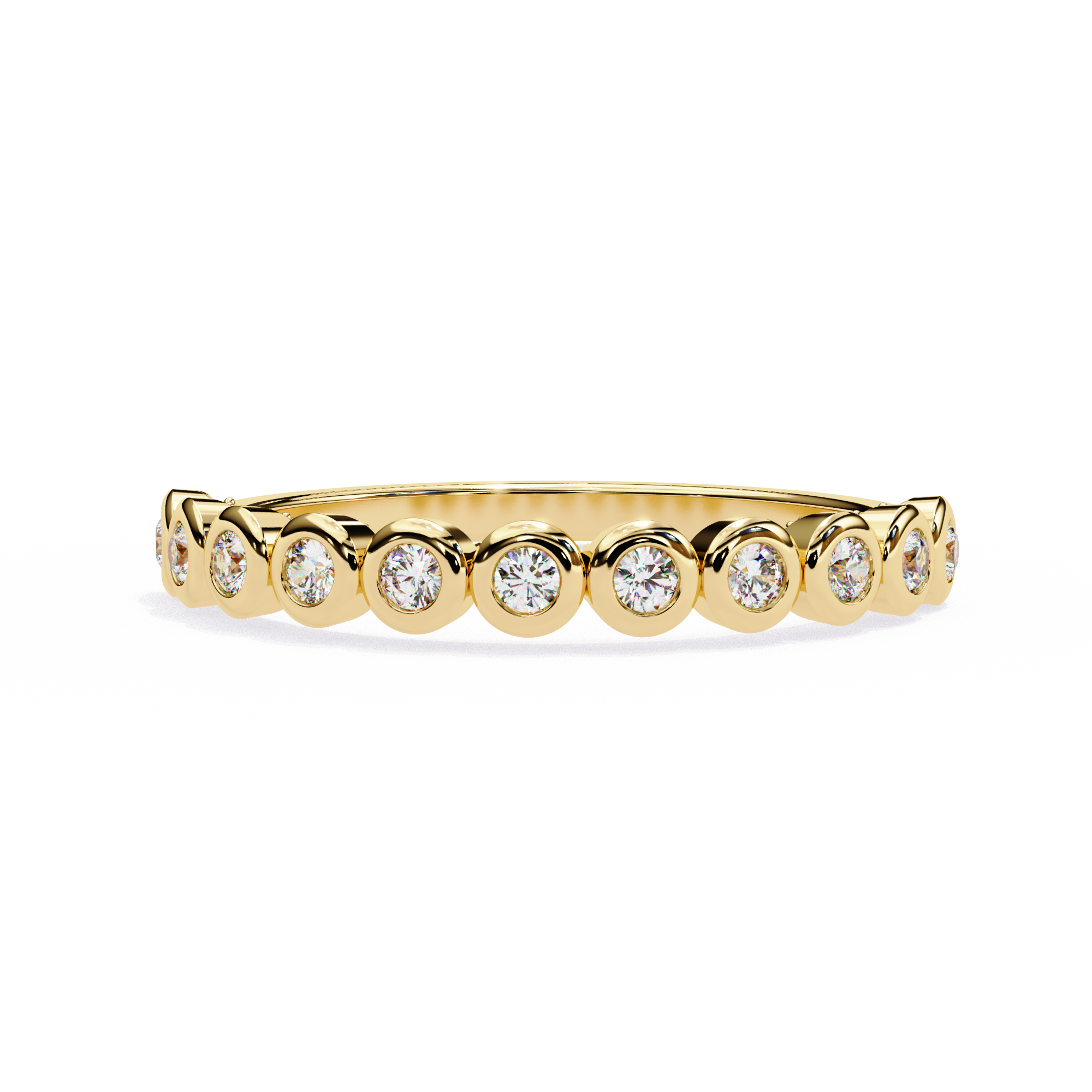 Radiant Round Diamond Eternity Ring