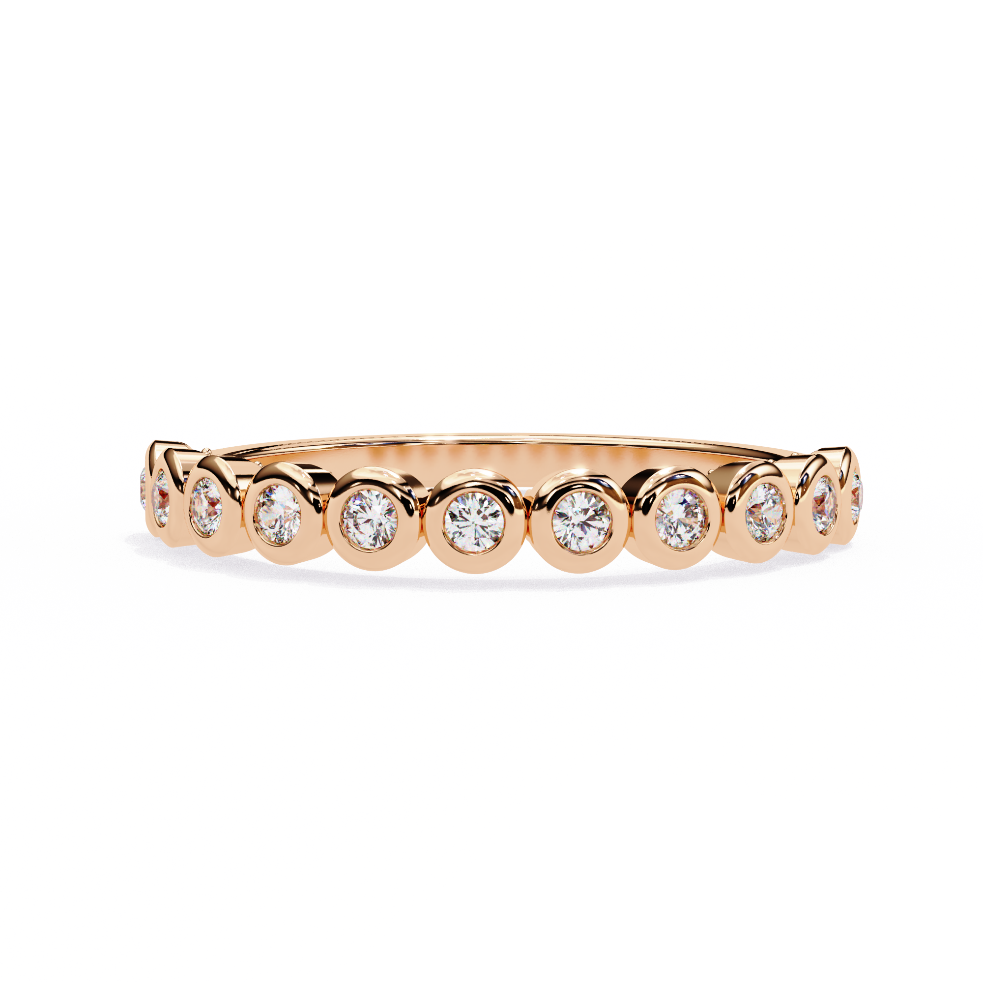 Radiant Round Diamond Eternity Ring
