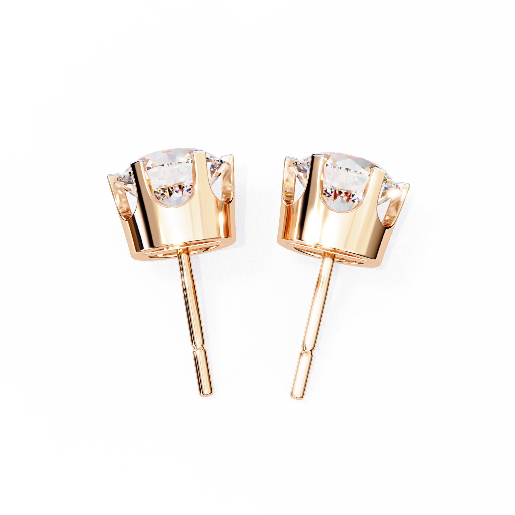 Estelle Solitaire Earrings