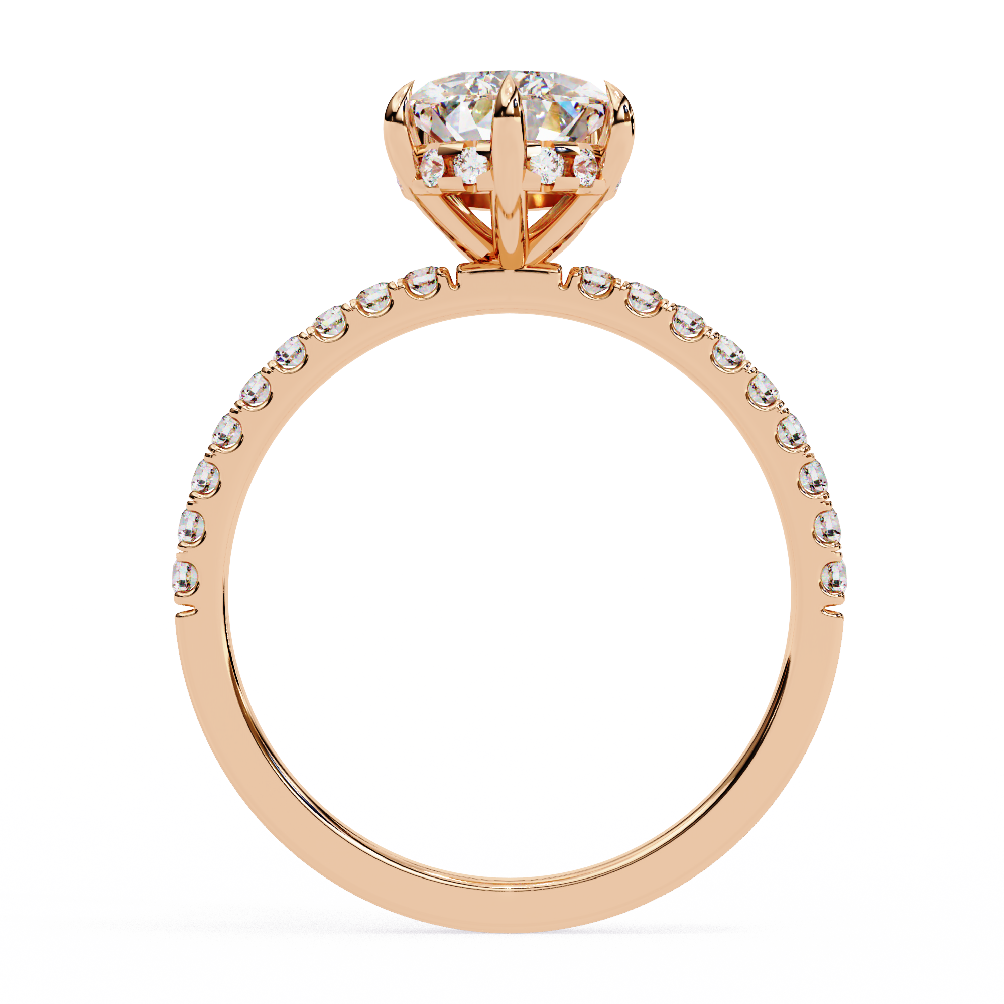 Aurelle Pear Diamond Ring