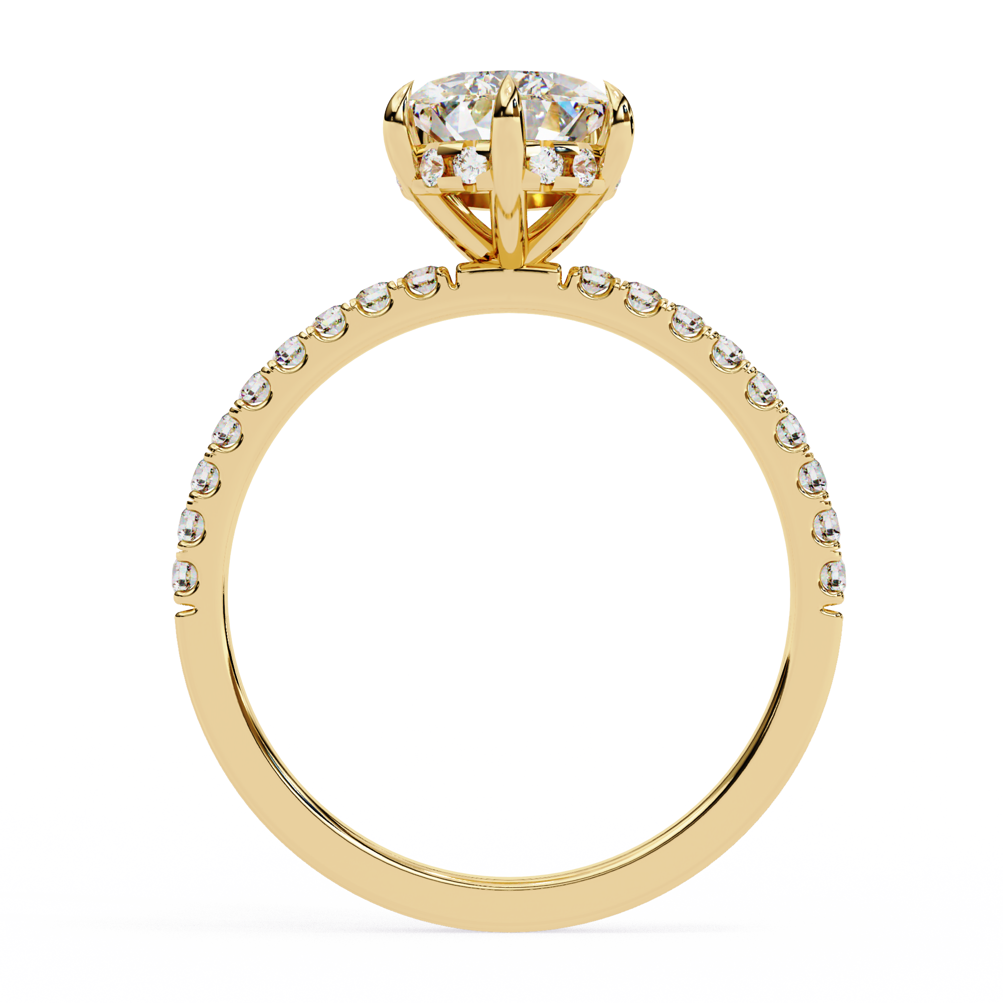Aurelle Pear Diamond Ring