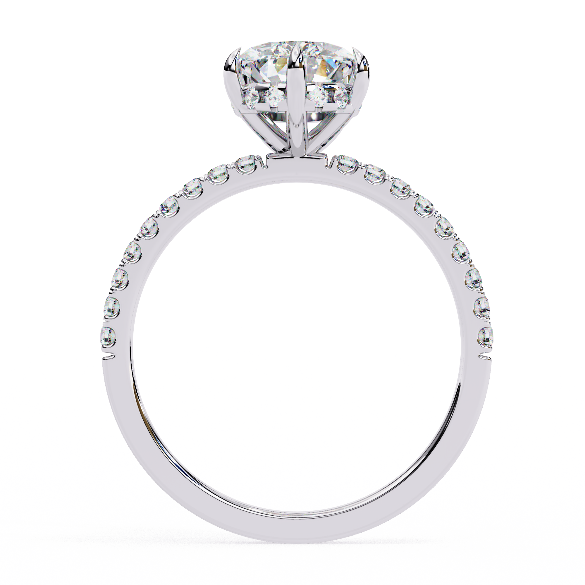 Aurelle Pear Diamond Ring