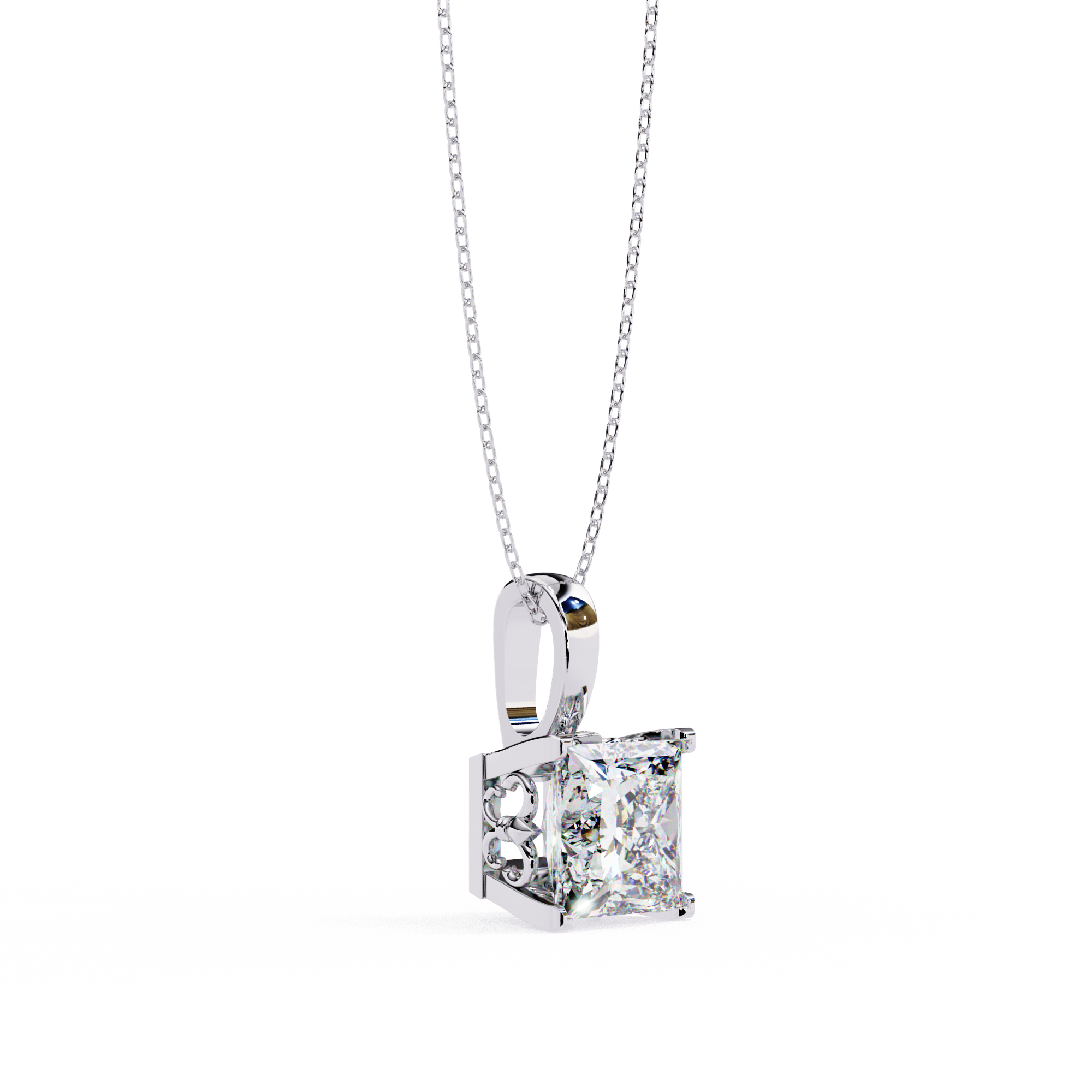 Majestic Princess Diamond Pendant