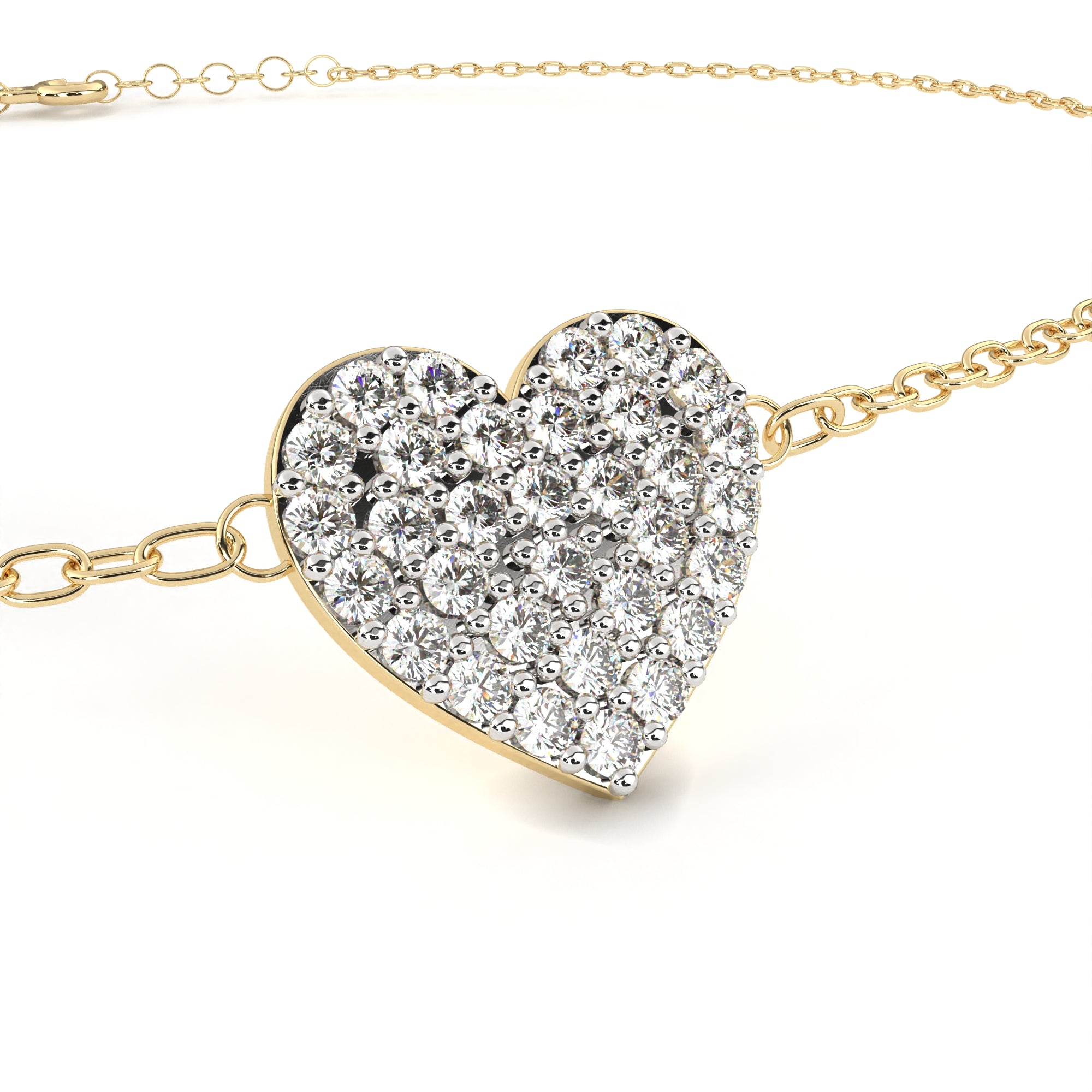 Timeless Round Diamond Gold Friendship Bracelet