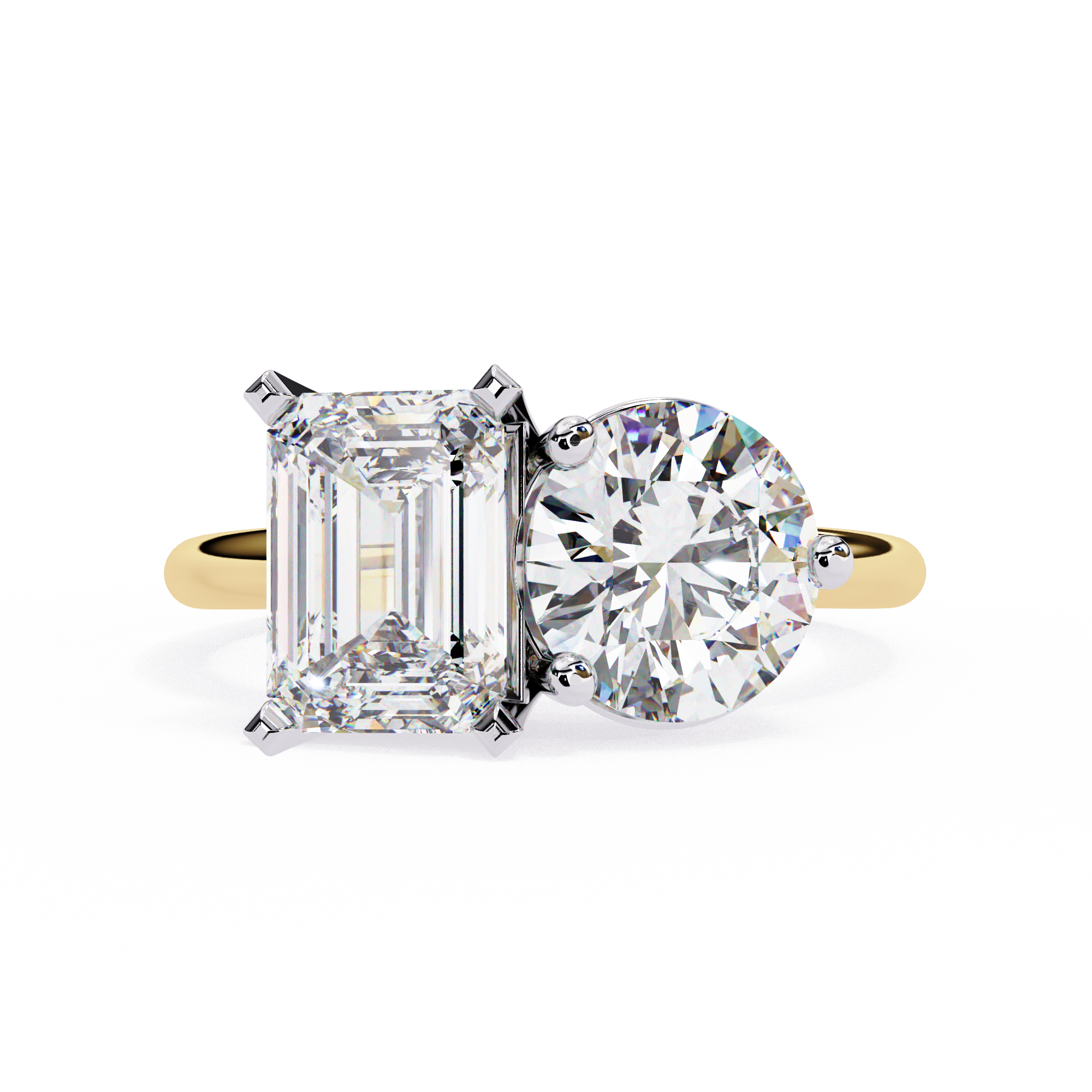 Twin Flame Diamond Ring