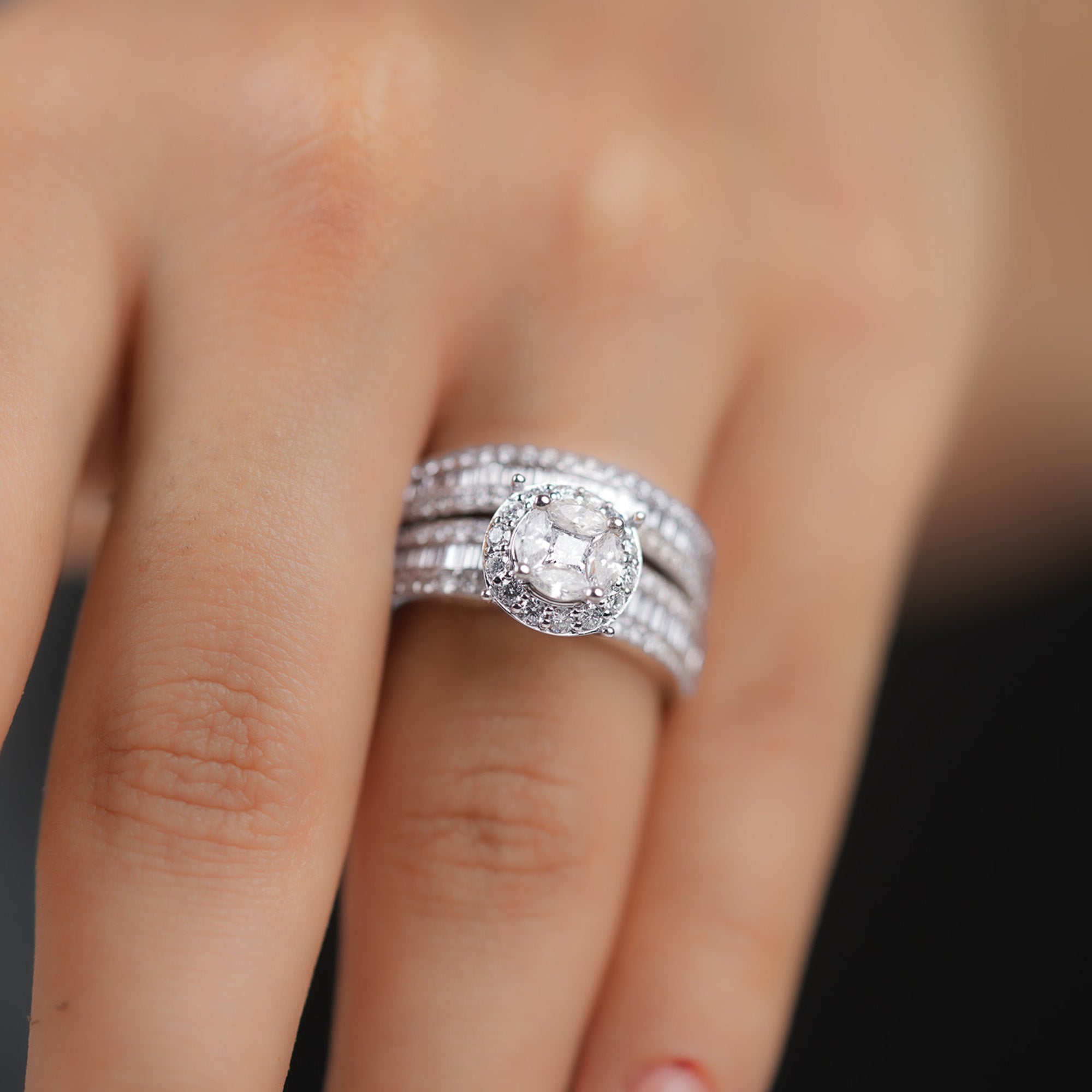 Royal Cascade Diamond Ring