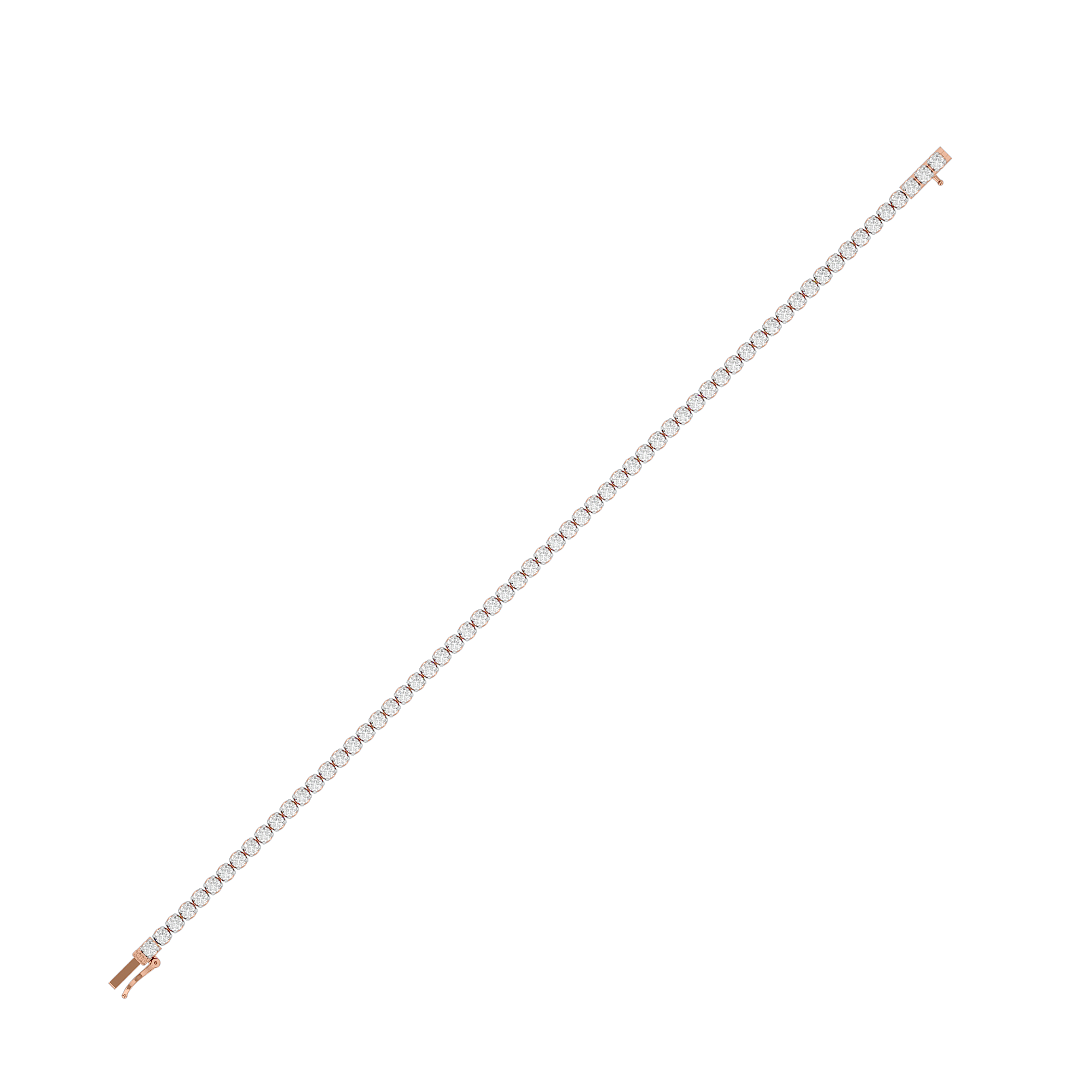 Opulent Sparkling Tennis Bracelet