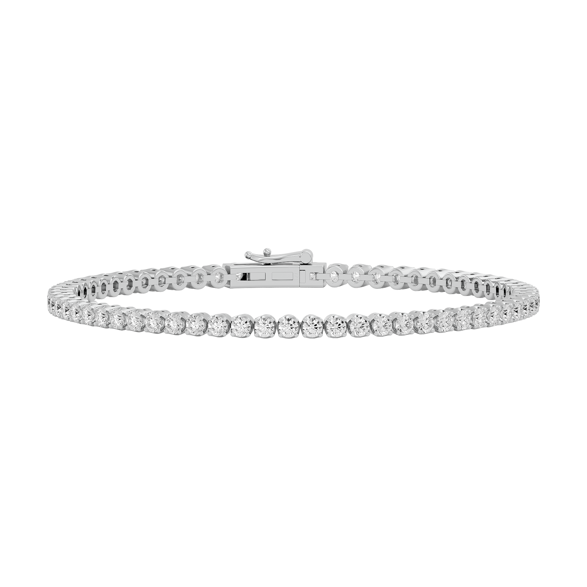 Opulent Sparkling Tennis Bracelet